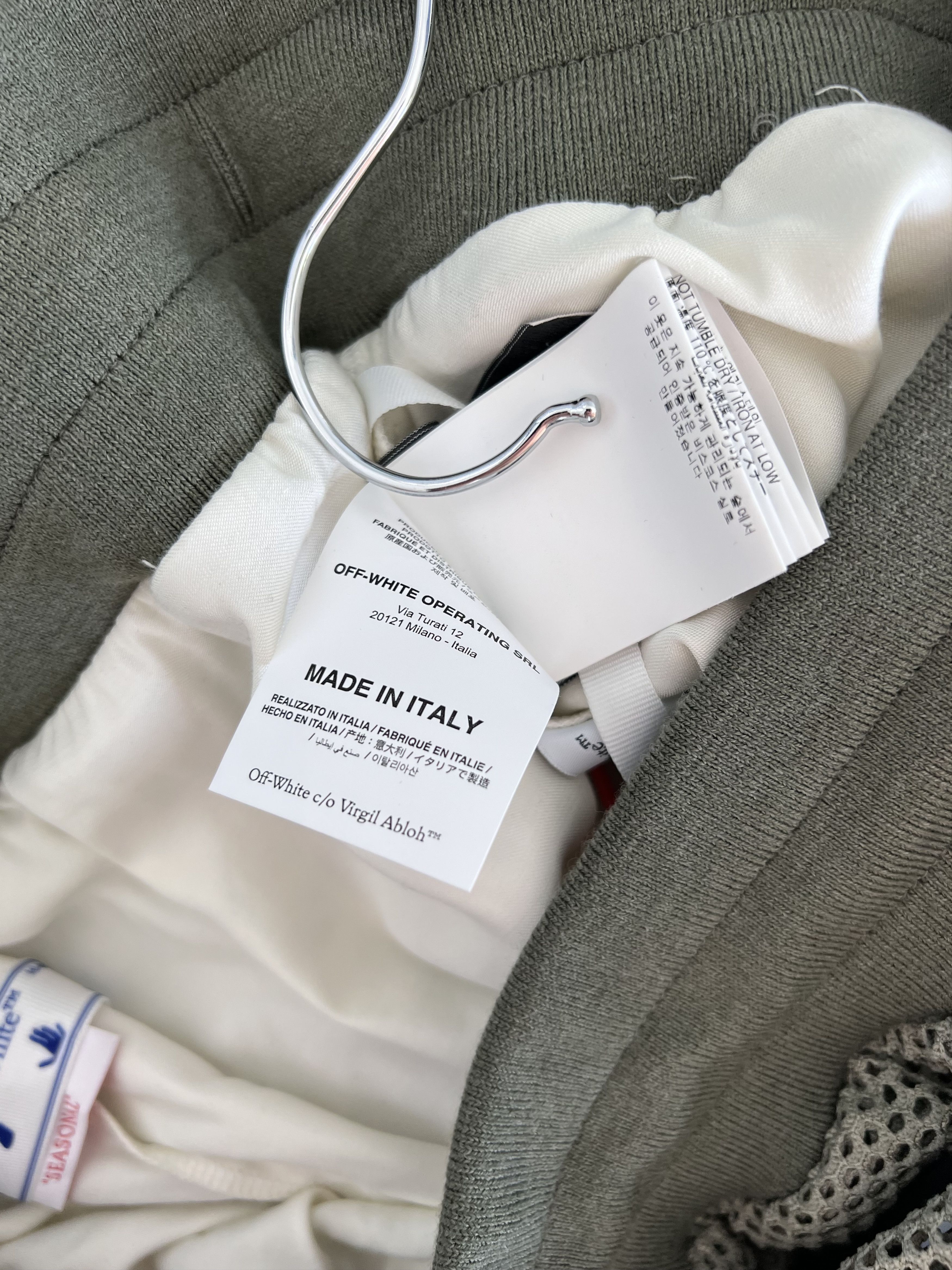 Off-White Off White Mesh Cargo Pants in Military Green Size US 30 / EU 46 - 11 Thumbnail