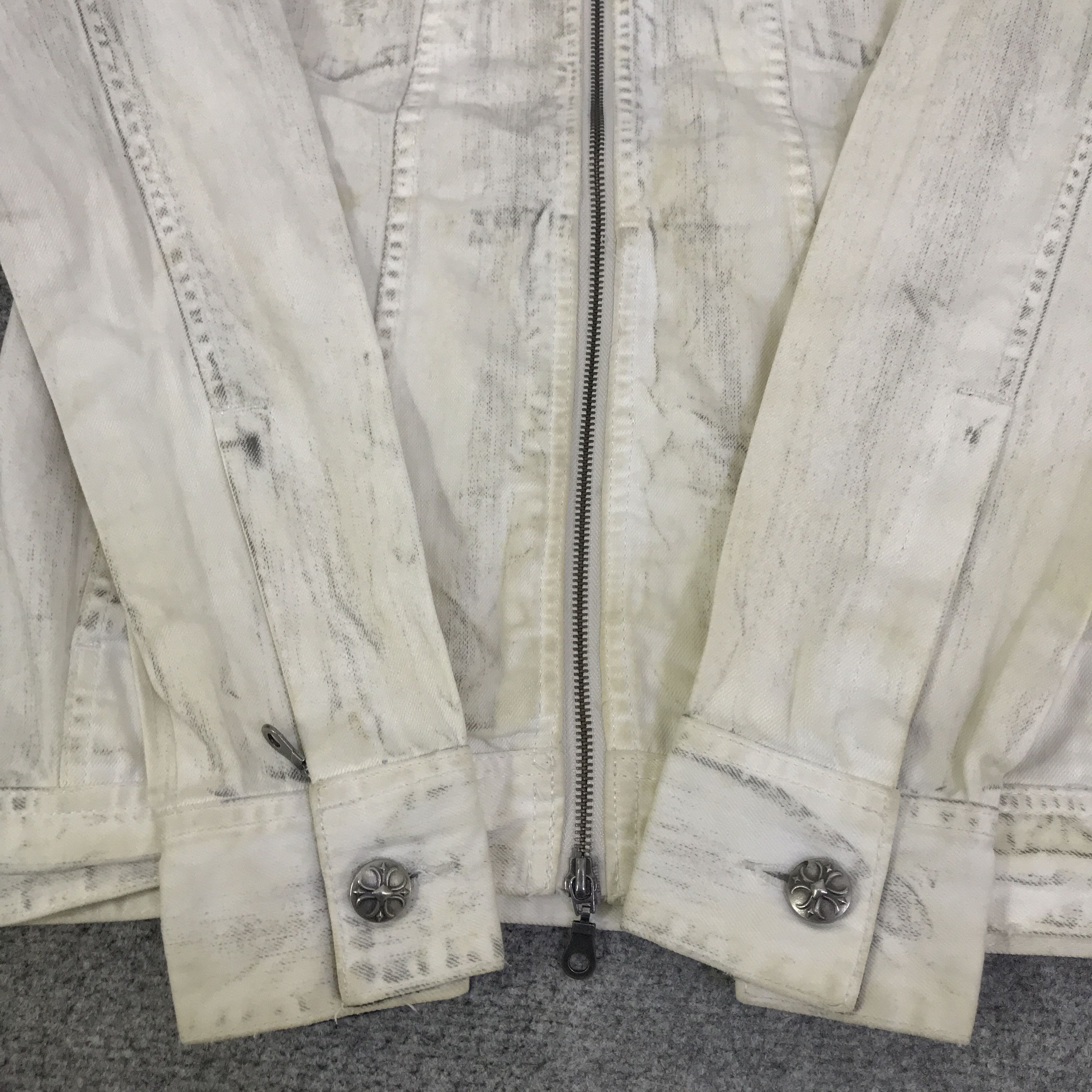 In The Attic y2k In the Attic punk future kings denim jacket K124B7 Size US M / EU 48-50 / 2 - 8 Thumbnail