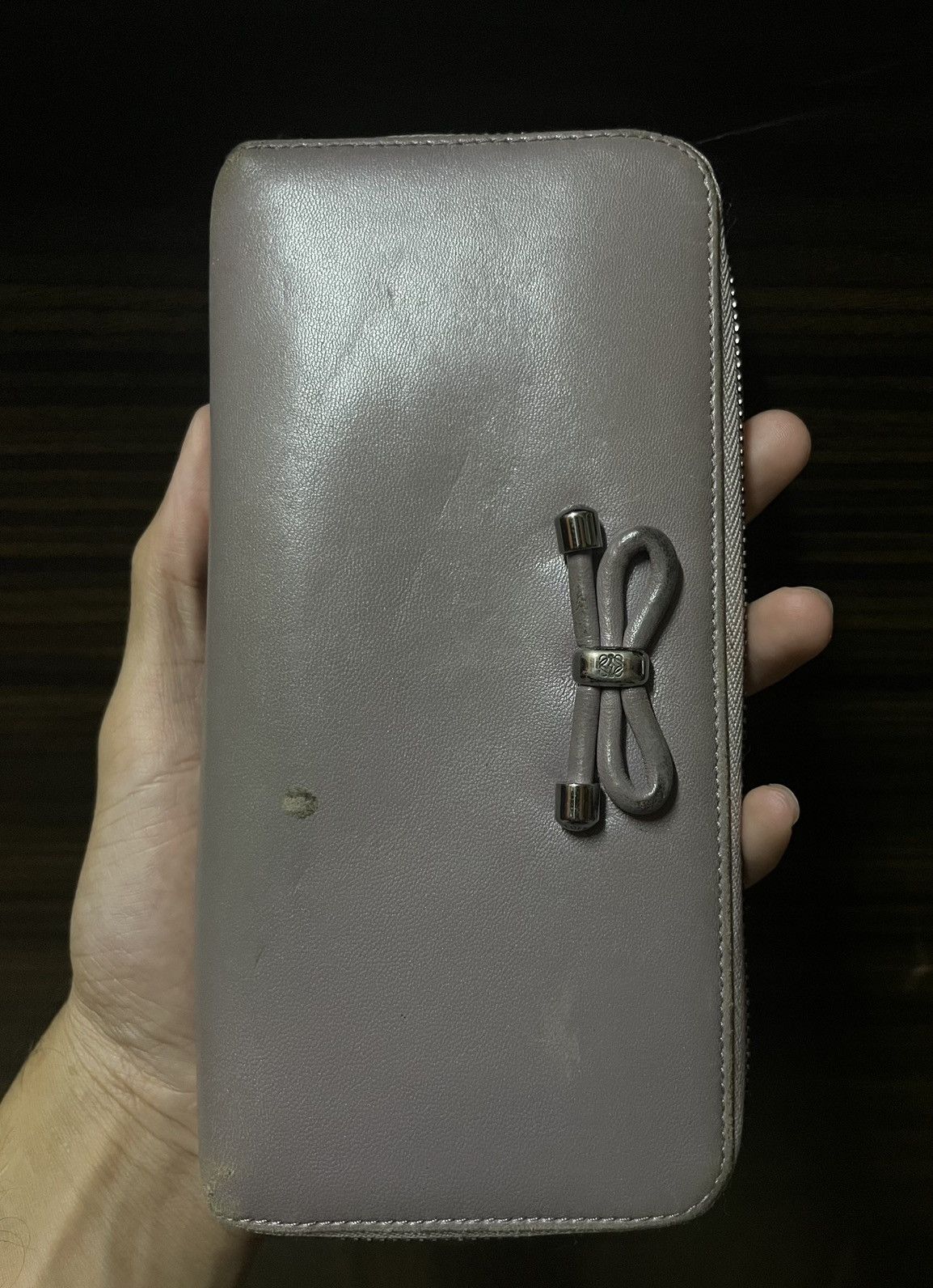 Loewe Loewe Bow Ribbon Long Wallet Size ONE SIZE - 3 Thumbnail