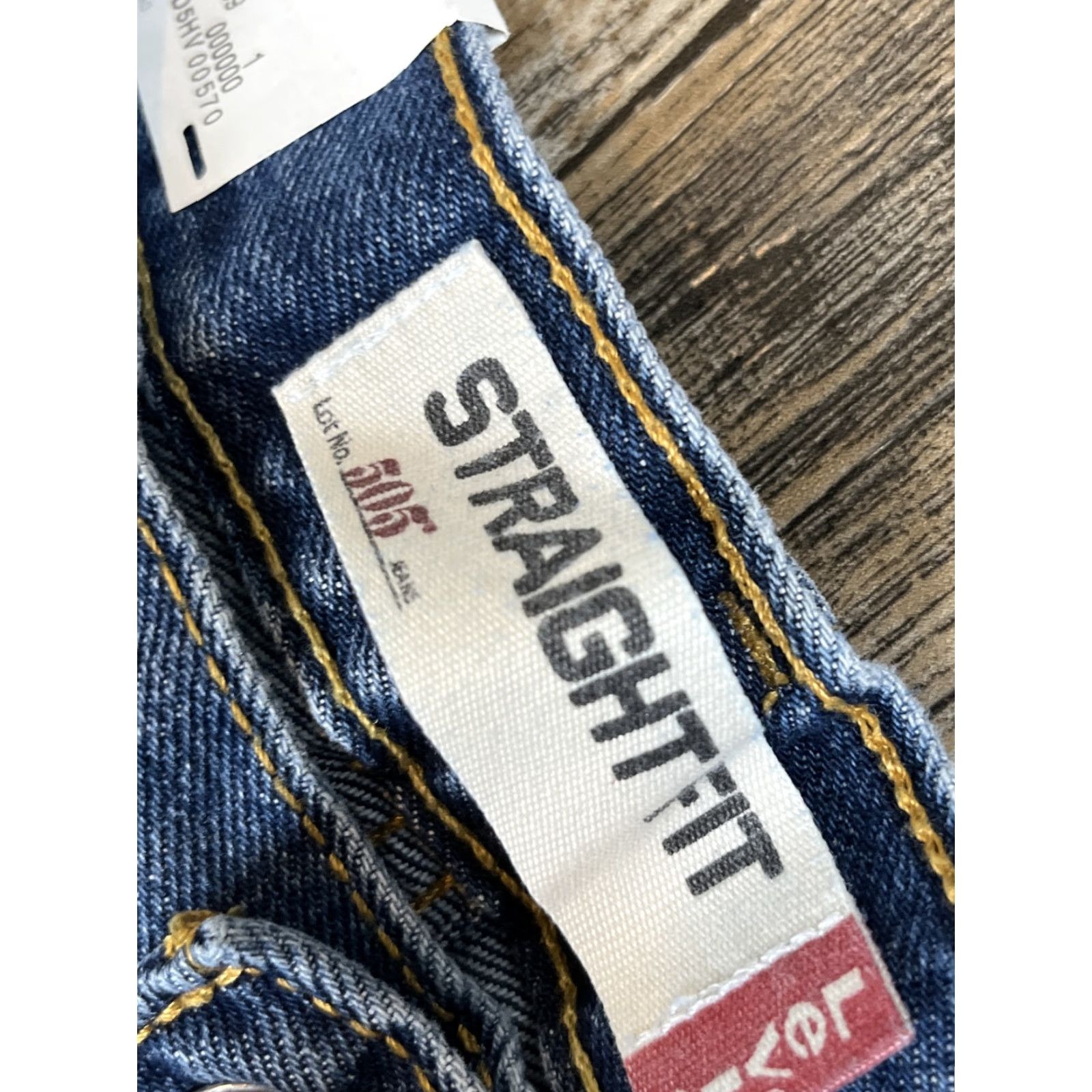 Levi's NWT Levi's 505 Jeans Regular Men 36x30 Red Tab Blue Straight Y2K USA Size US 36 / EU 52 - 7 Thumbnail