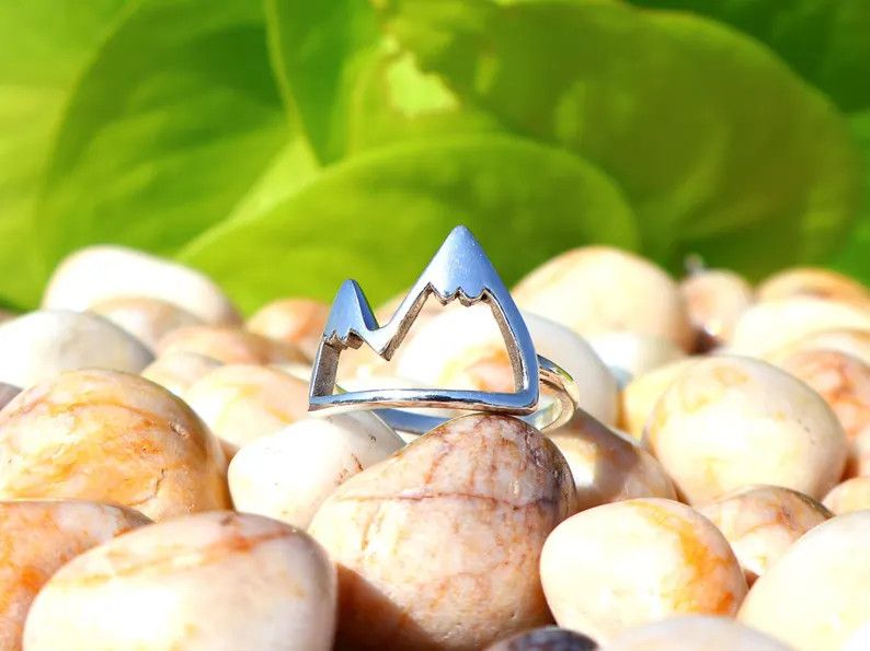 Handmade Handmade Heartbeat Ring, 925 Silver Ring, Statement Jewelry Size ONE SIZE - 2 Thumbnail