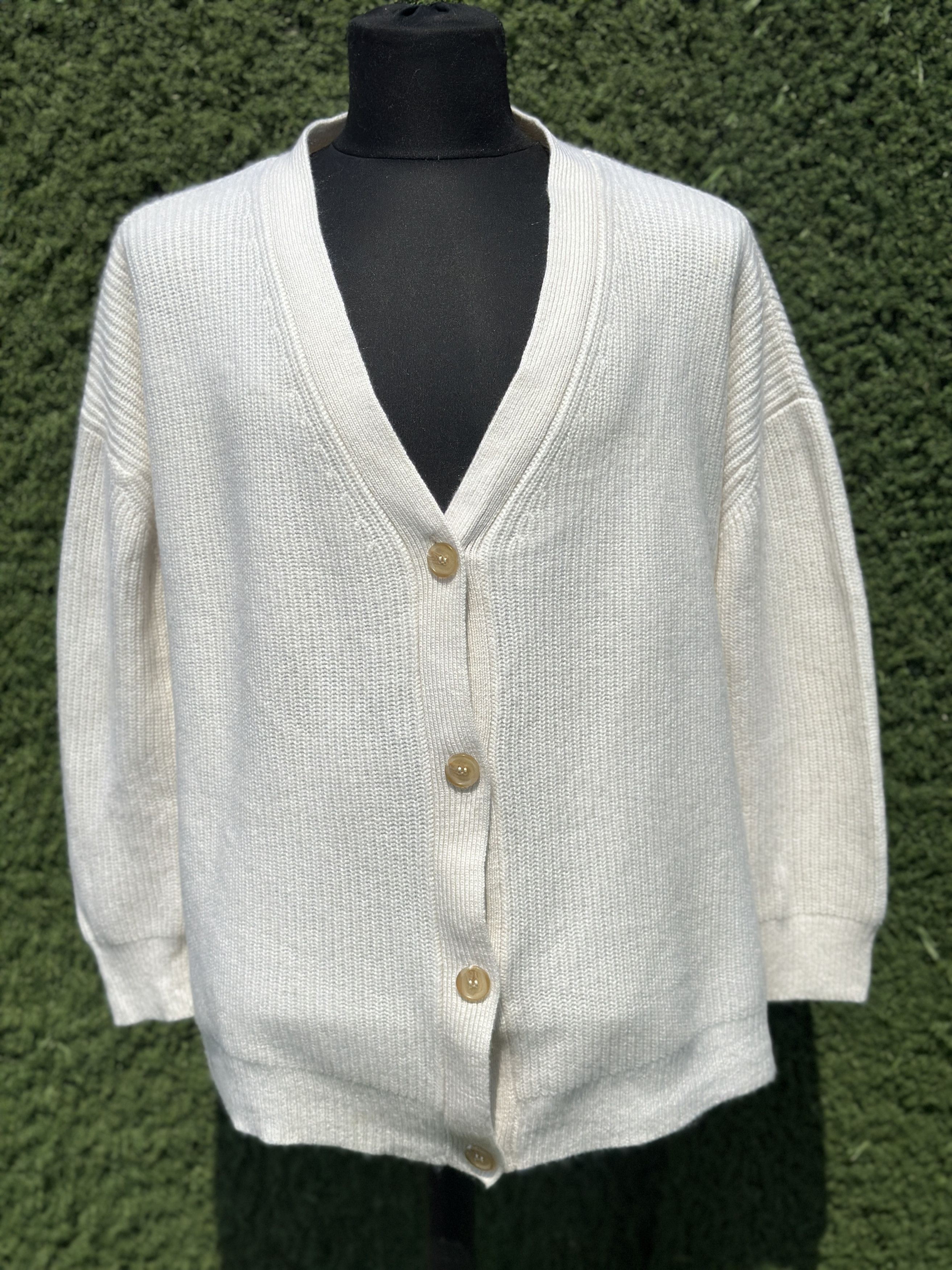Other Jenni Kayne Knit Cocoon Cardigan Pure Cashmere Ivory Size XL Size XL / US 12-14 / IT 48-50 - 6 Thumbnail