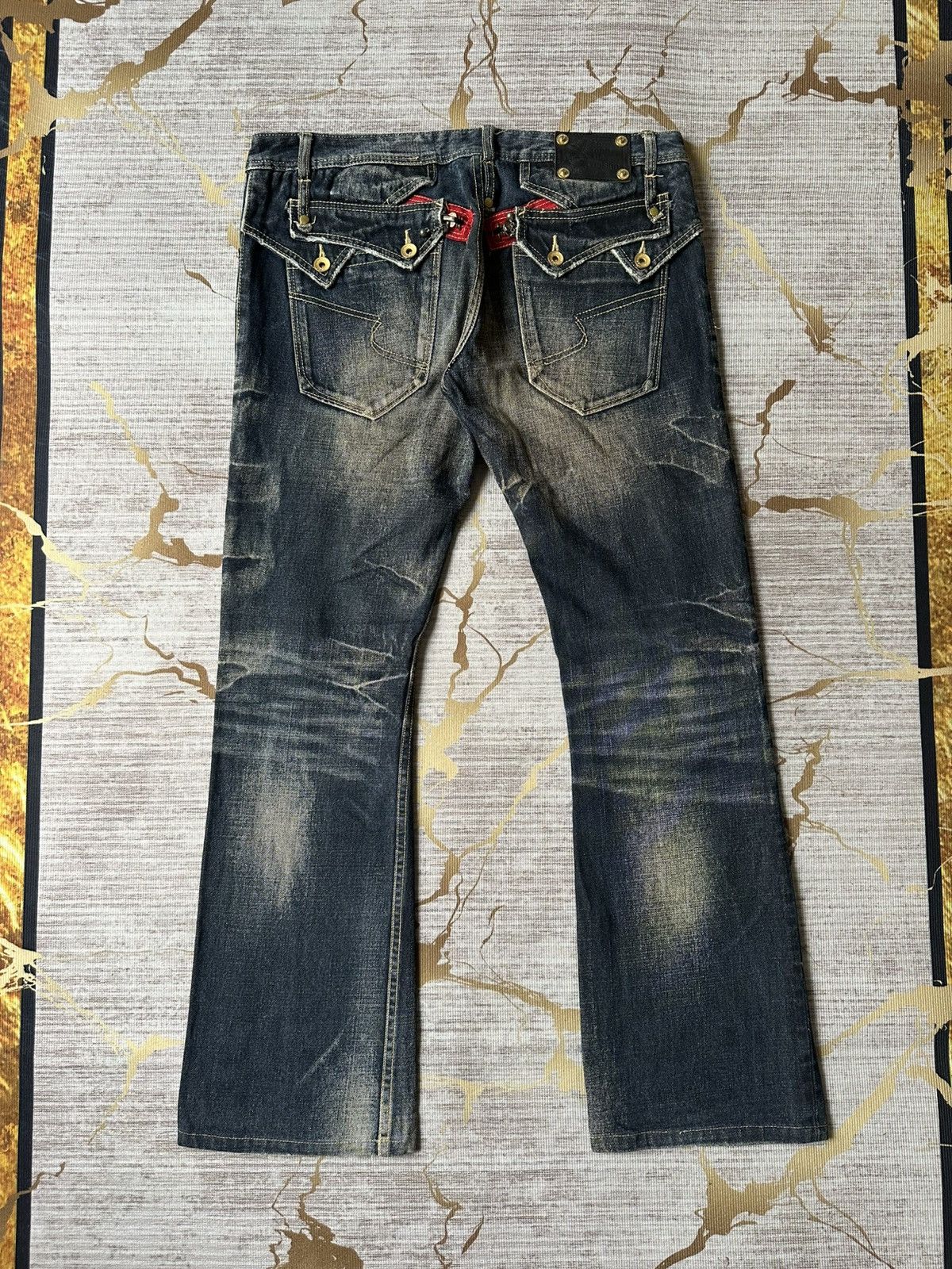 semanticdesign FLARE Semantic Design Claw Marks Design Denim Size US 34 / EU 50 - 3 Thumbnail
