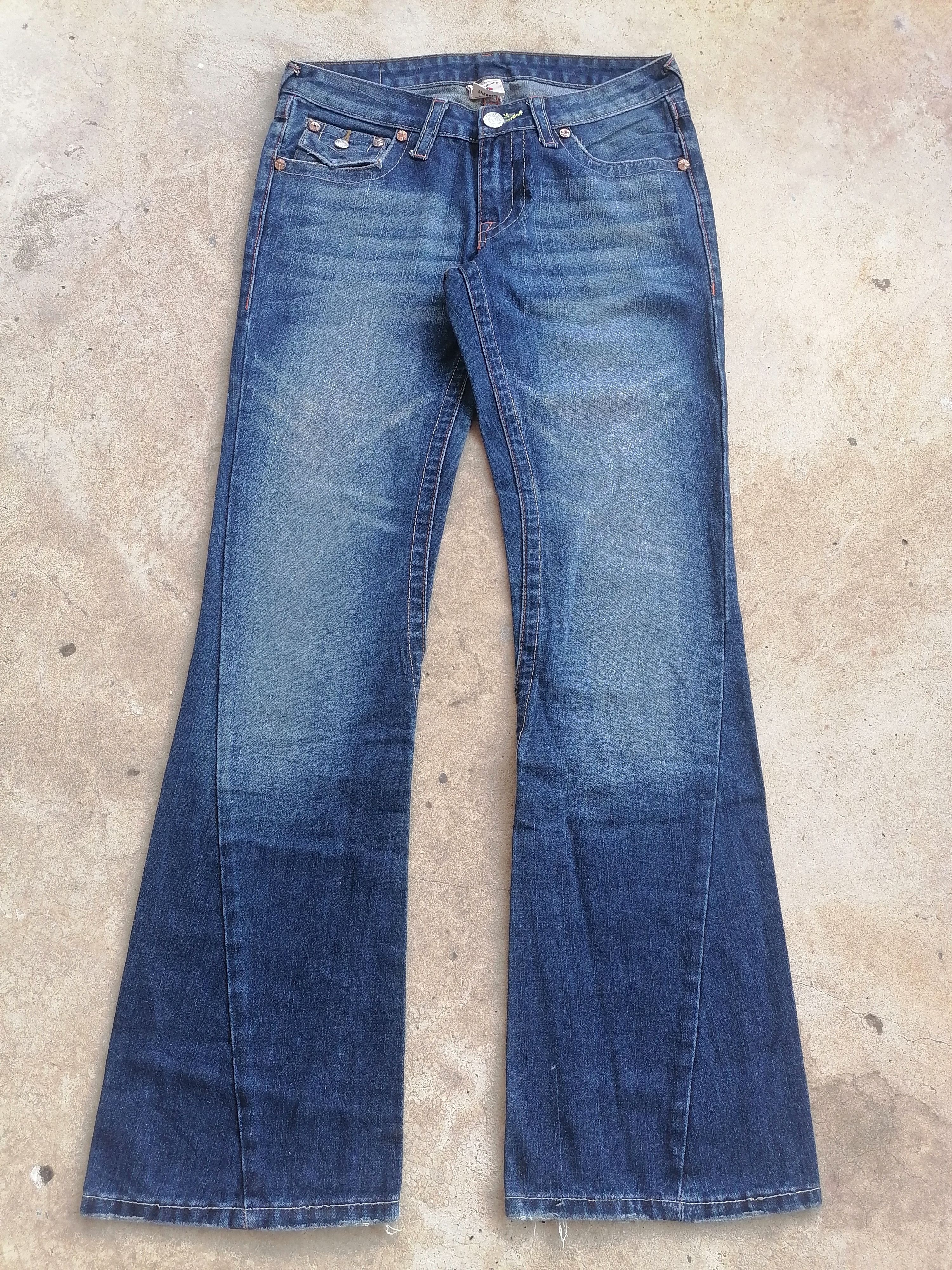 True Religion True Religion Joey Flared Jeans Size 28" / US 6 / IT 42 - 9 Thumbnail