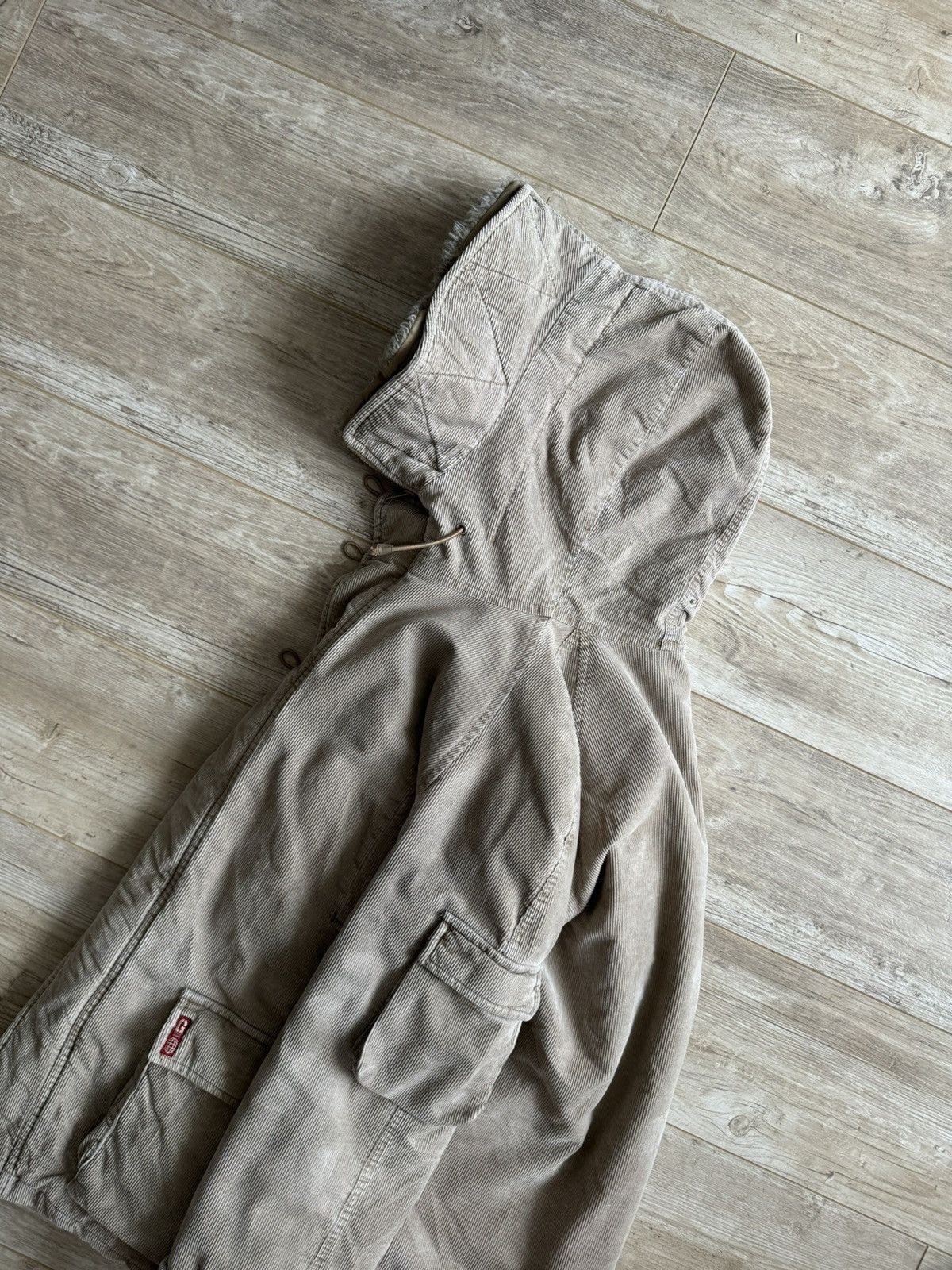 Guess Guess Jeans Vintage Corduroy Short Parka Jacket Size US L / EU 52-54 / 3 - 13 Thumbnail