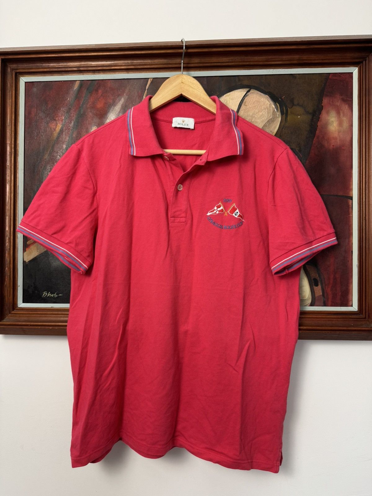 Rolex 2019 Rolex Giraglia Polo Shirt Short Sleeve Watch Size M Size US M / EU 48-50 / 2 - 1 Thumbnail