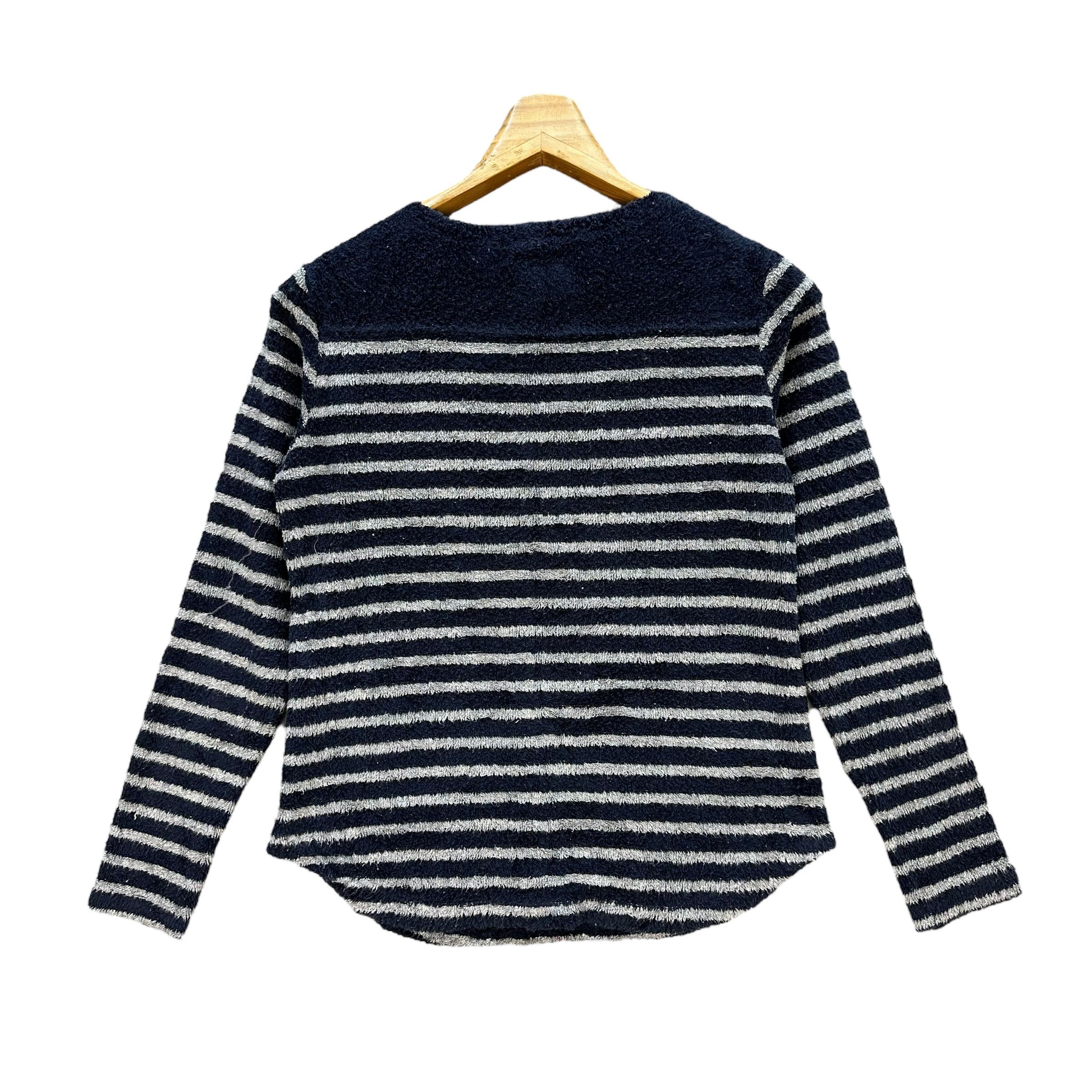 Canterbury of New Zealand CANTERBURY Striped Long Sleeve Fleece Shirt #A5-0107 Size M / US 6-8 / IT 42-44 - 9 Thumbnail