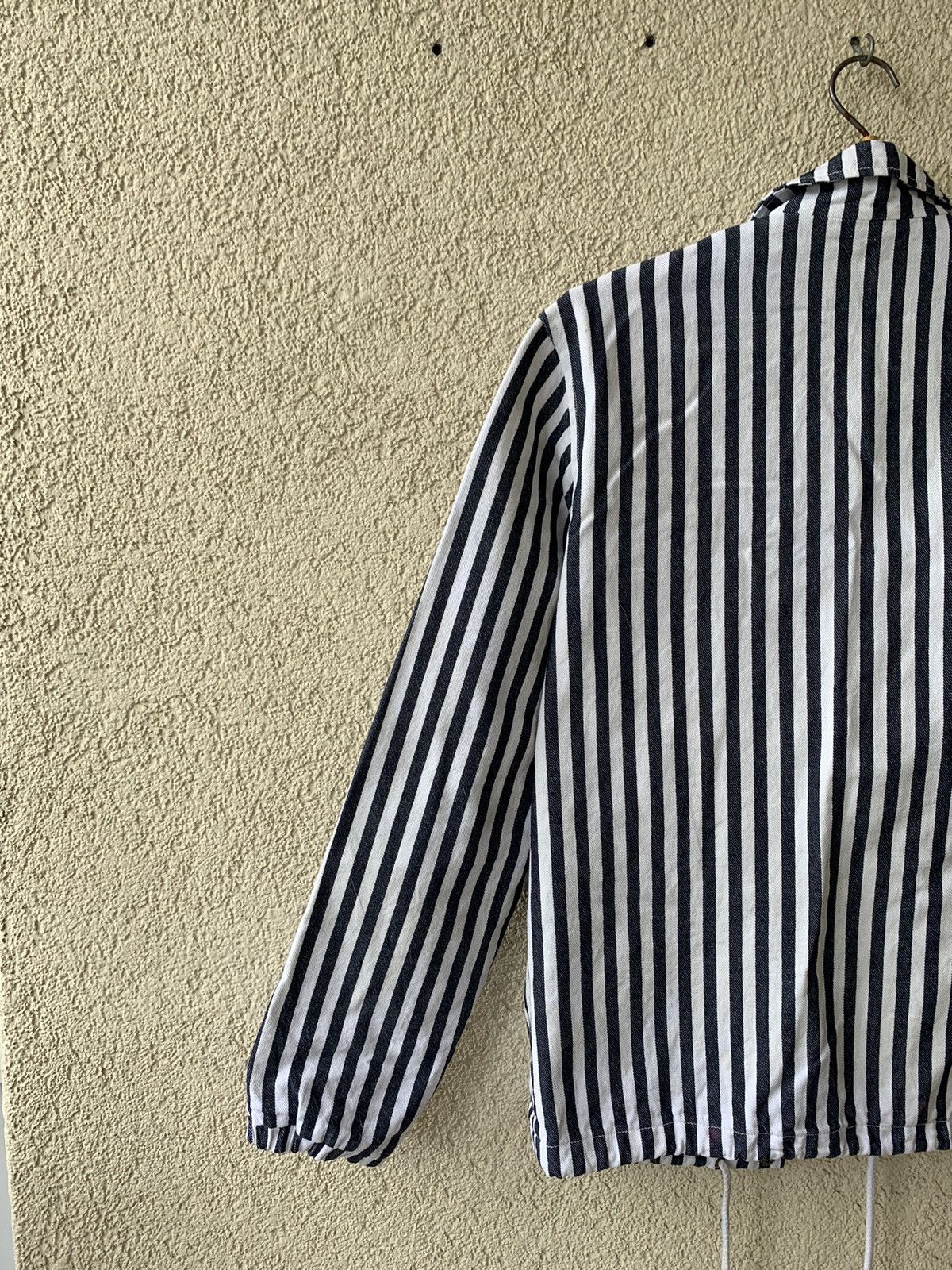 Edwin EDWIN STRIPED LIGHTWEIGHT COTTON COACH JACKET Size US M / EU 48-50 / 2 - 6 Thumbnail