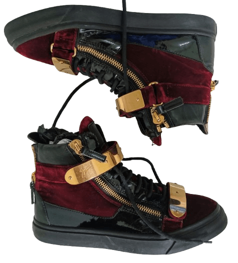 Other Giuseppe Zanotti Navy Blue/Black Coby High Tops[Authentic] Size US 7 / EU 40 - 9 Thumbnail