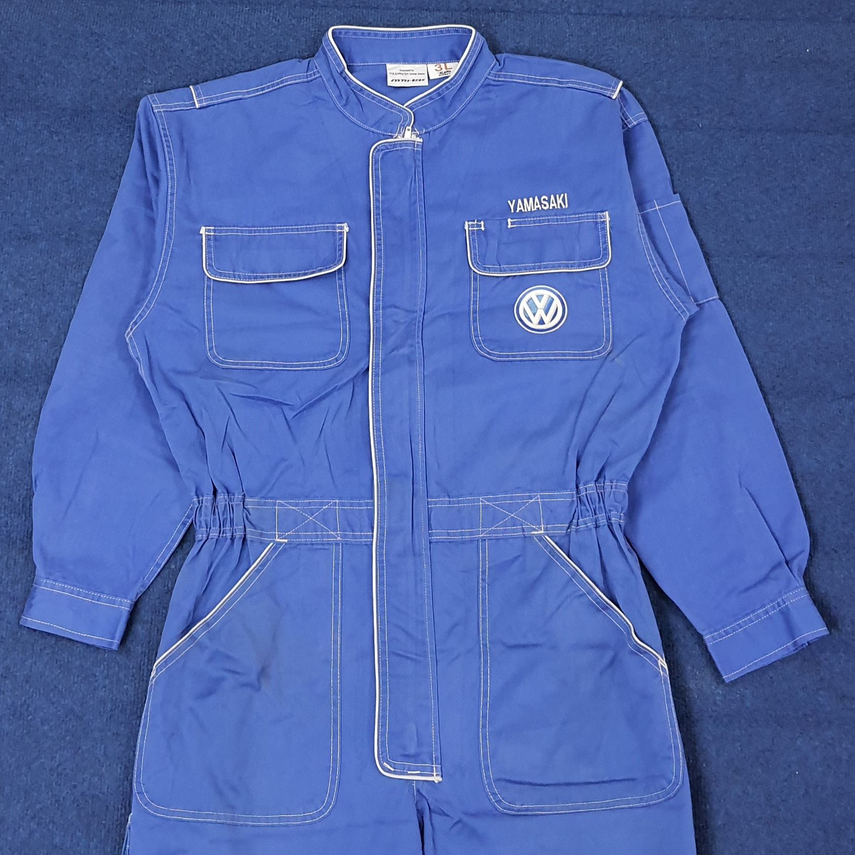 Vintage Vintage Volkswagen Automobile Work Wear Coverall C263N3 Size US L / EU 52-54 / 3 - 3 Thumbnail