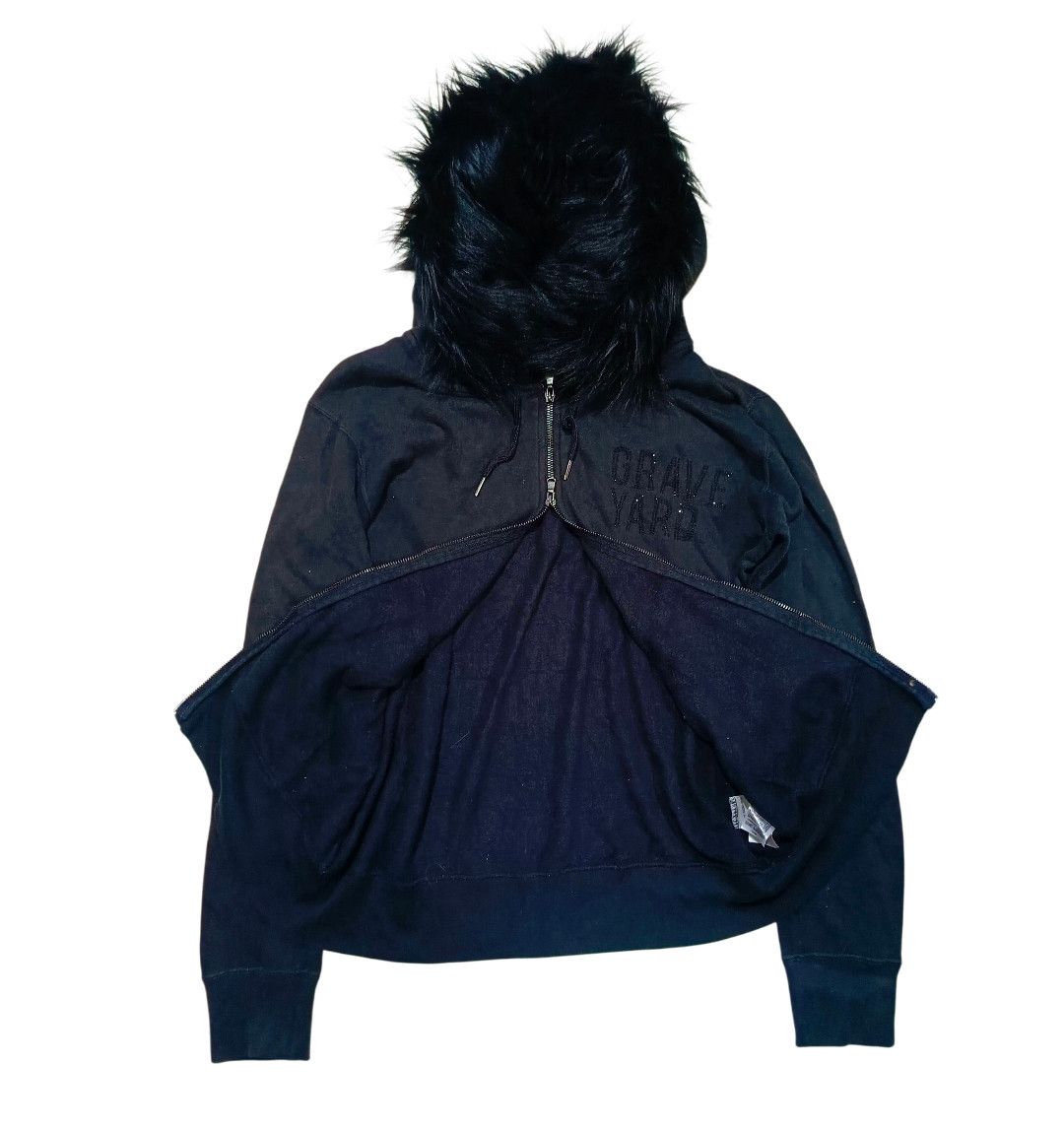 SKULLS FUR HOODIE Double Zippe