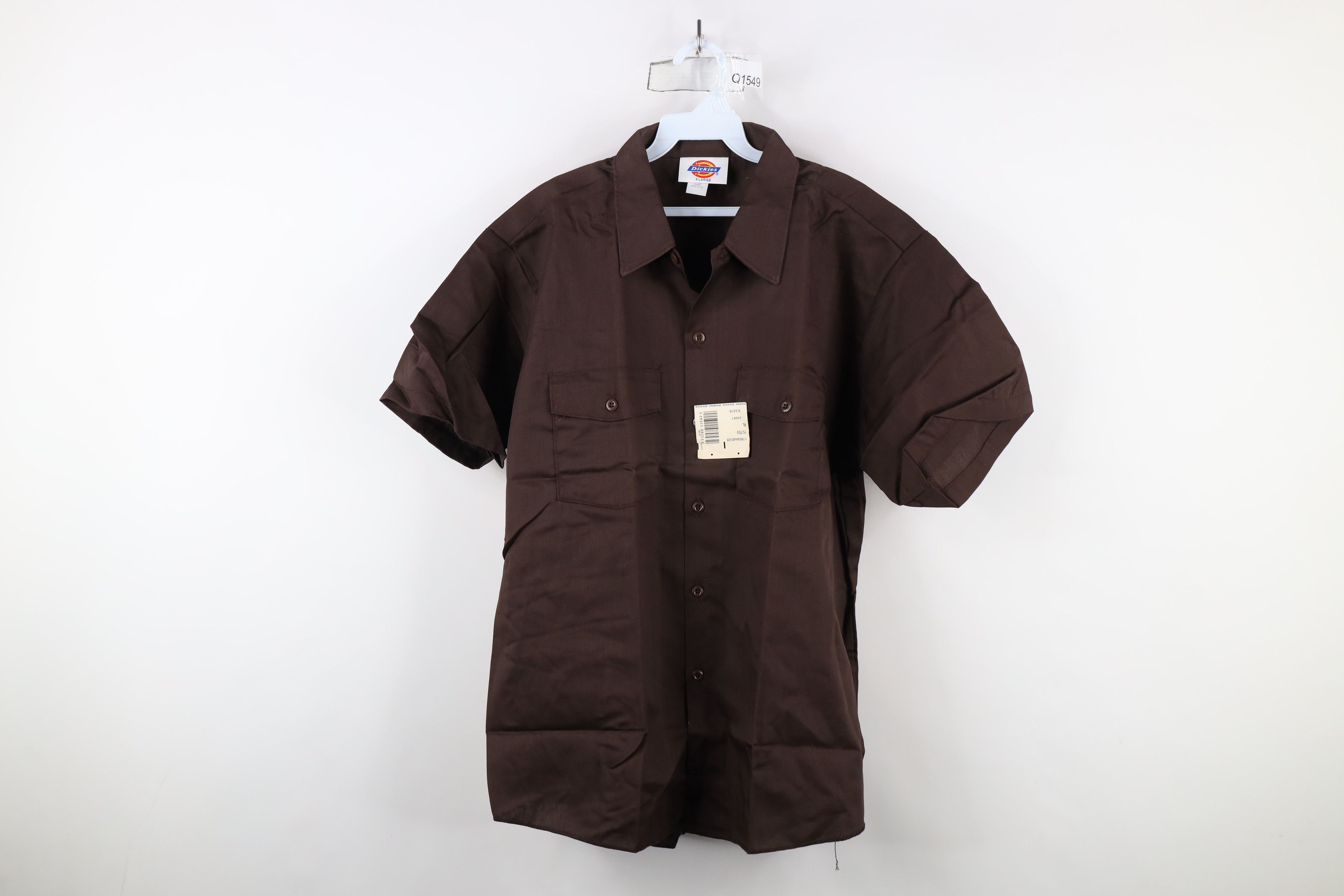 Dickies × Vintage Deadstock Vintage 70s Dickies Short Sleeve Workwear Shirt Size US XL / EU 56 / 4 - 1 Thumbnail