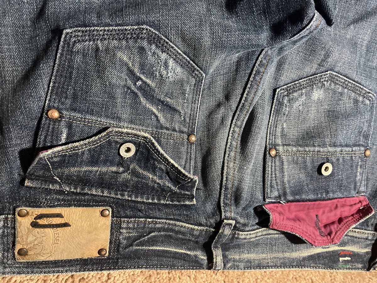 Designer Diesel vintage denim Size US 30 / EU 46 - 4 Thumbnail
