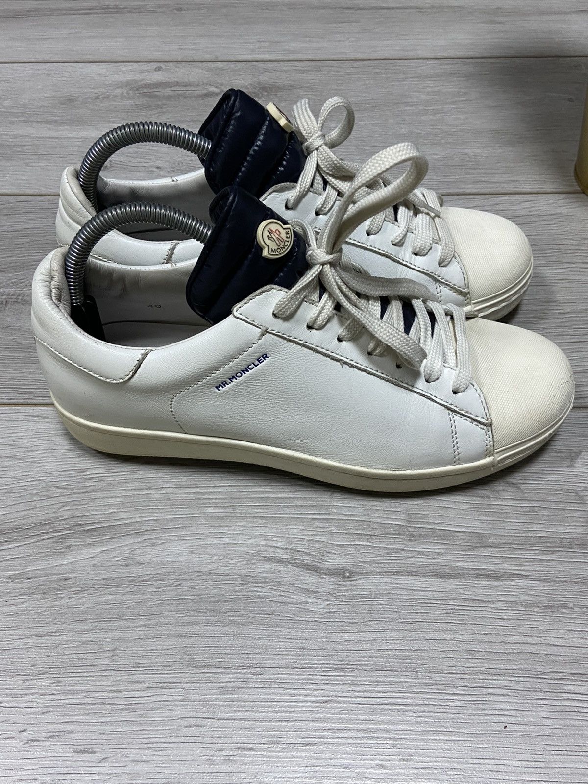 Moncler Moncler vintage Mr.Moncler leather sneakers Size US 7.5 / EU 40-41 - 5 Thumbnail