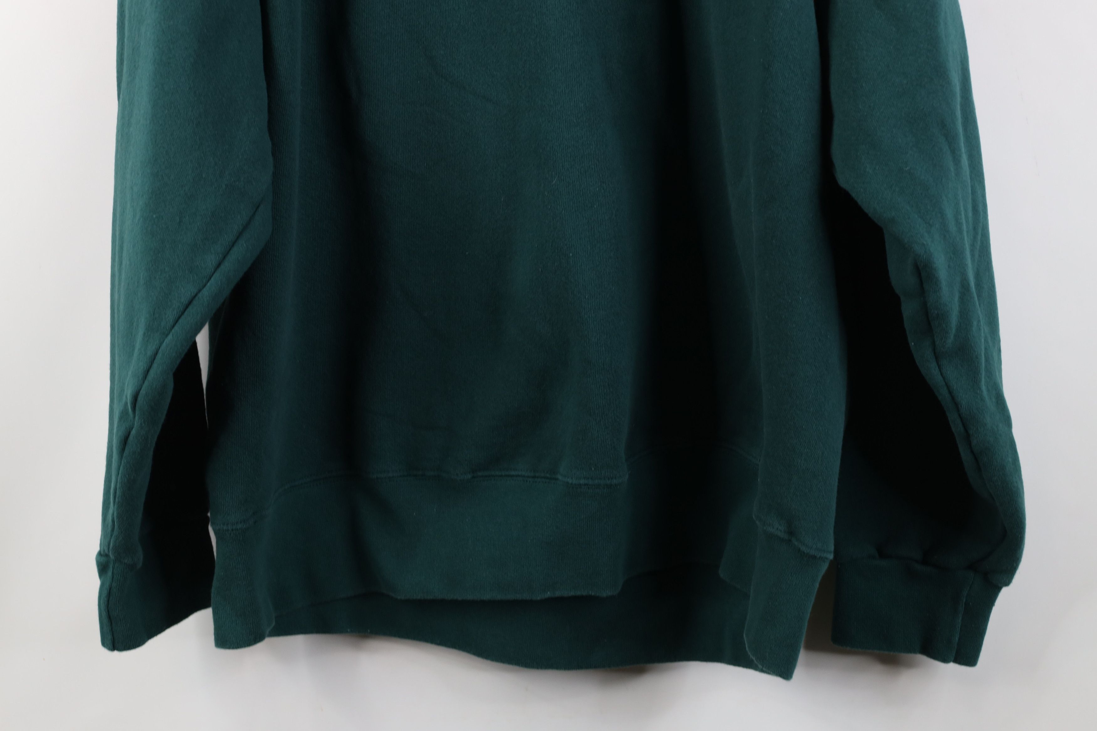 Vintage Vintage 90s Streetwear Christmas Excuses Sweatshirt Green Size US XL / EU 56 / 4 - 13 Thumbnail