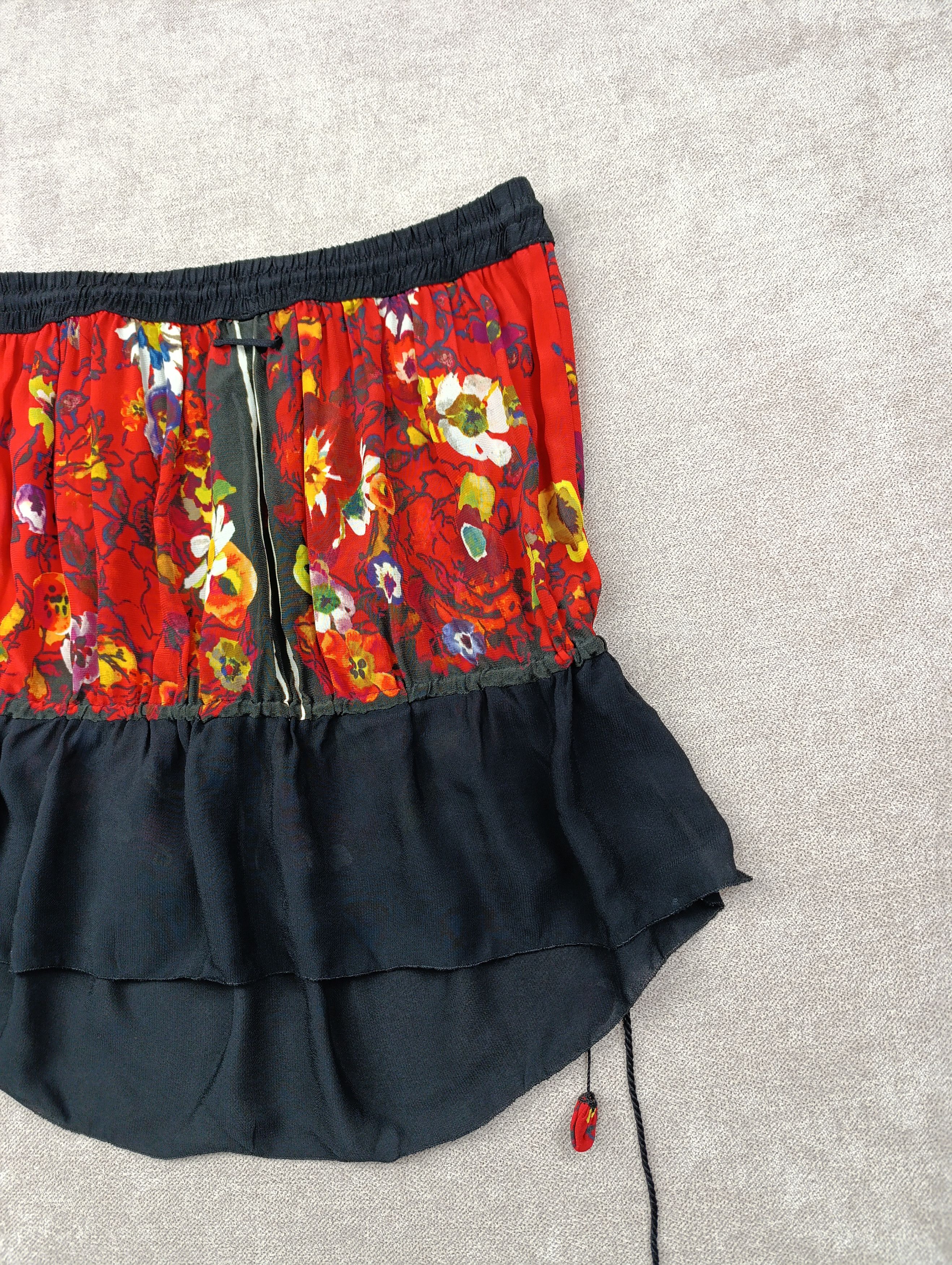 Jean Paul Gaultier Jean Paul Gaultier Femme vintage rayon/silk flora mini skirt Size 28" / US 6 / IT 42 - 15 Thumbnail
