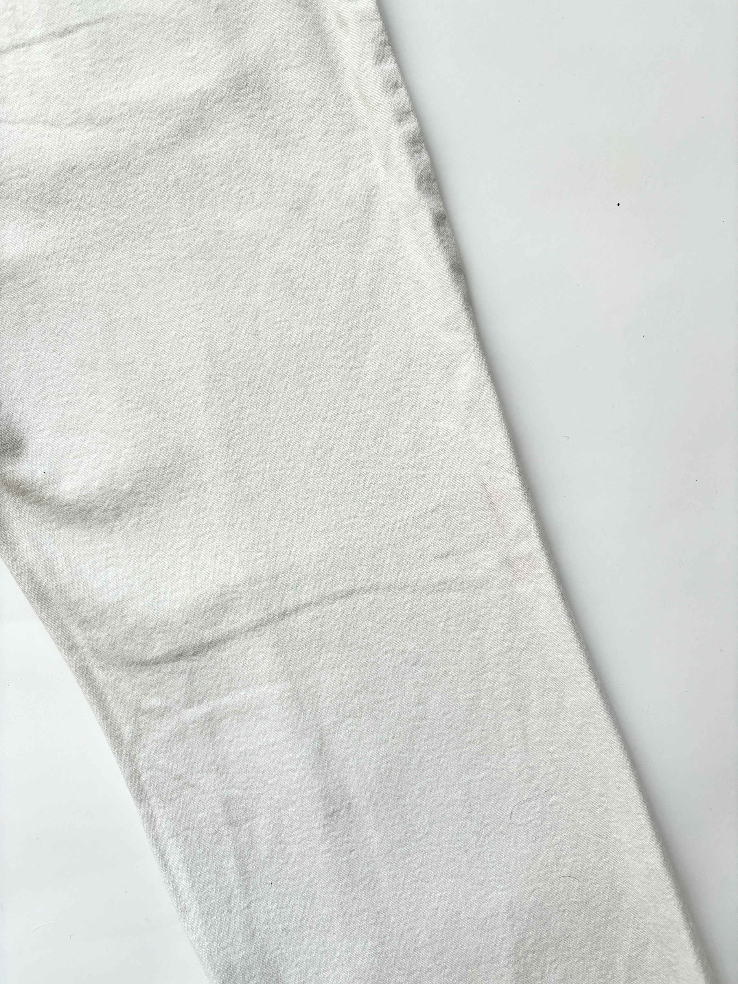 Alexander McQueen ⚡️QUICK SALE⚡️1998 Alexander McQueen White Denim Jeans Size 30" / US 8 / IT 44 - 9 Thumbnail
