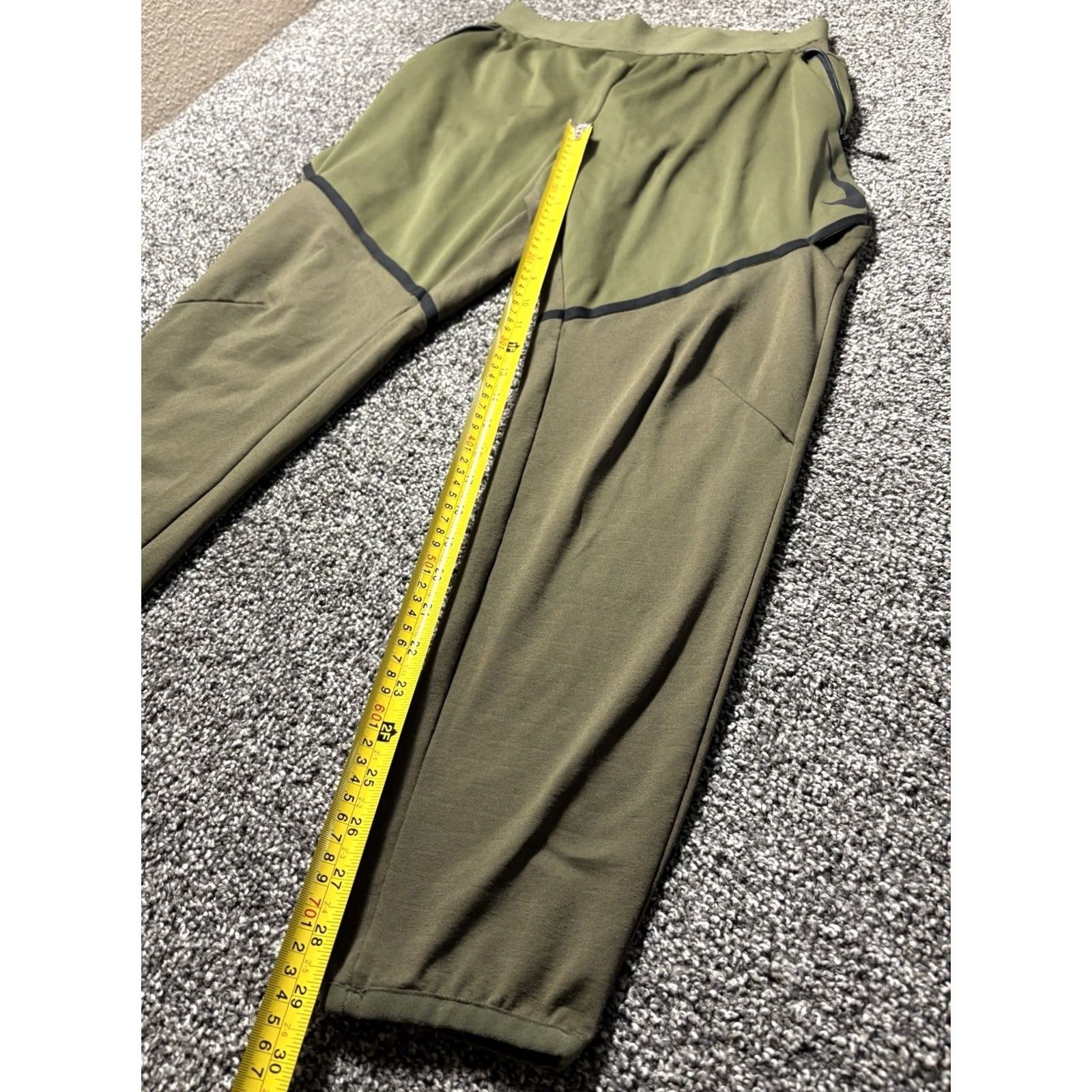 Nike Nike Training Pants Mens M Olive Green Snap Pockets 927360 Size US 31 - 5 Thumbnail