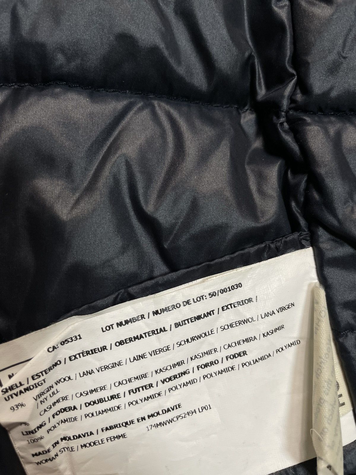 Woolrich Woolen Mills Woolrich x Loro Piana Navy Blue Wool Blend Hooded Parka XS Size XS / US 0-2 / IT 36-38 - 8 Thumbnail