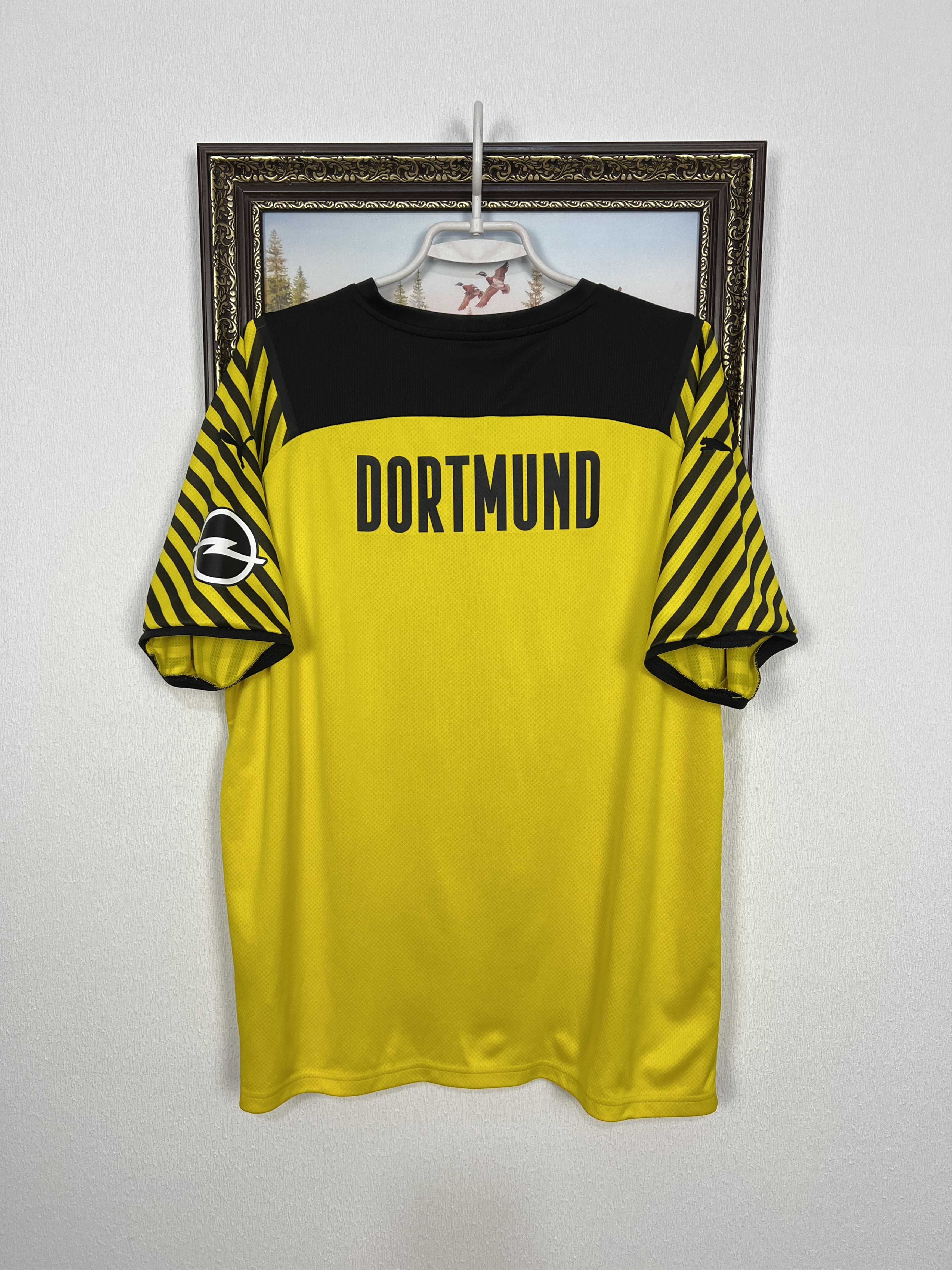 Puma Borussia Dortmund Home football shirt 2021 Soccer Puma Size US XL / EU 56 / 4 - 13 Thumbnail