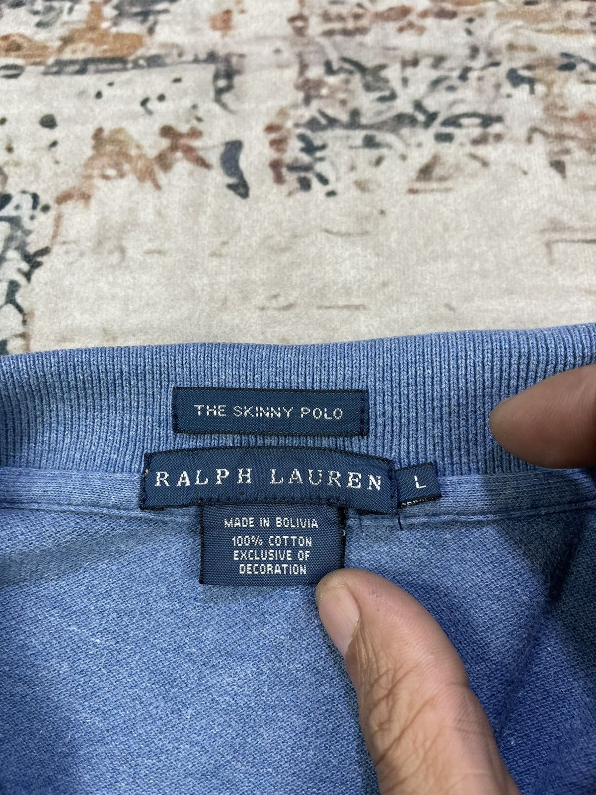 Polo Ralph Lauren Vtg Polo Ralph Lauren The Skinny Polo Shirt Size L / US 10 / IT 46 - 8 Thumbnail
