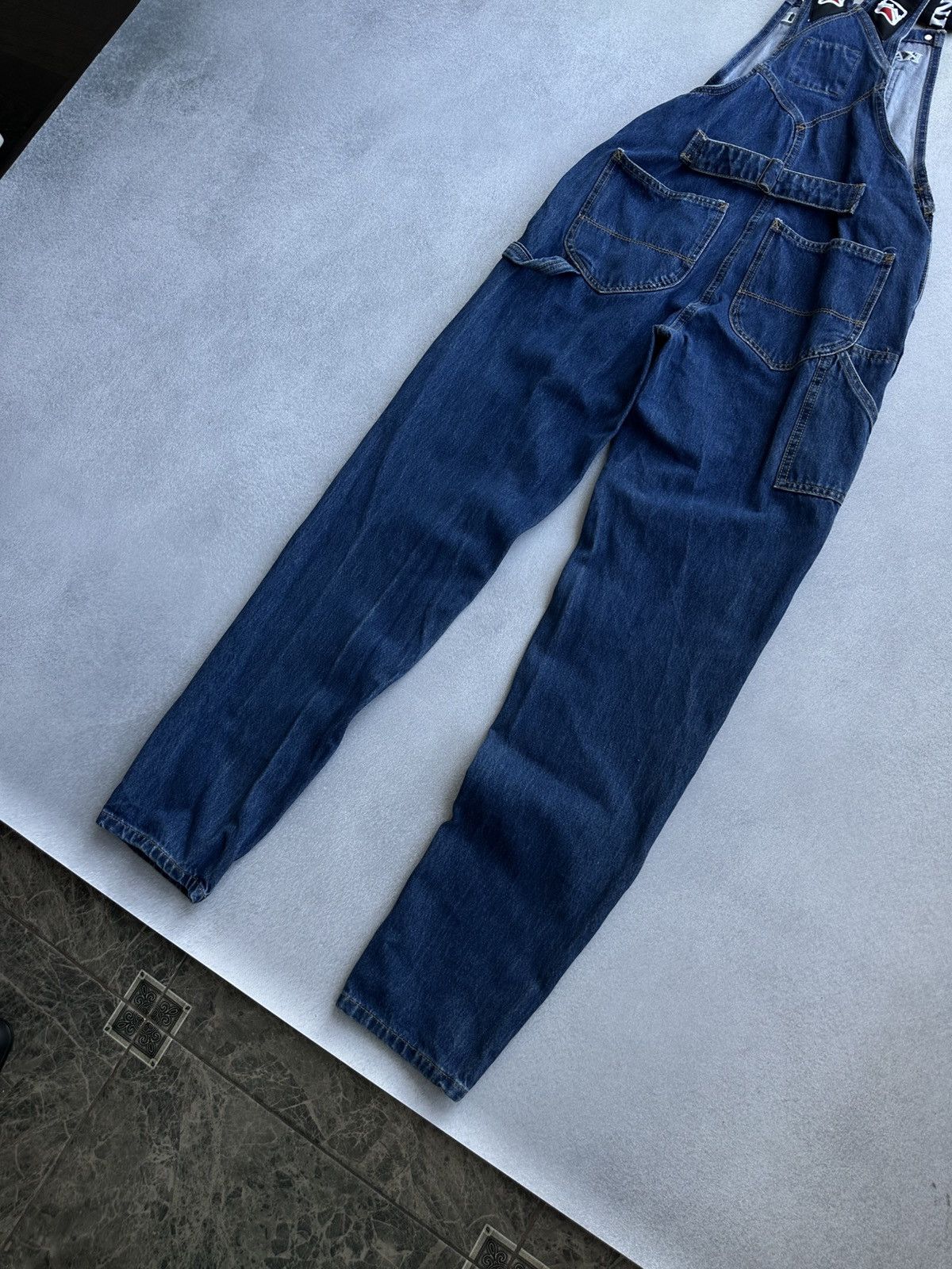 Karl Kani Vintage Karl Kani Denim Overalls 90s Hip-Hop Logo Size US 28 / EU 44 - 11 Thumbnail