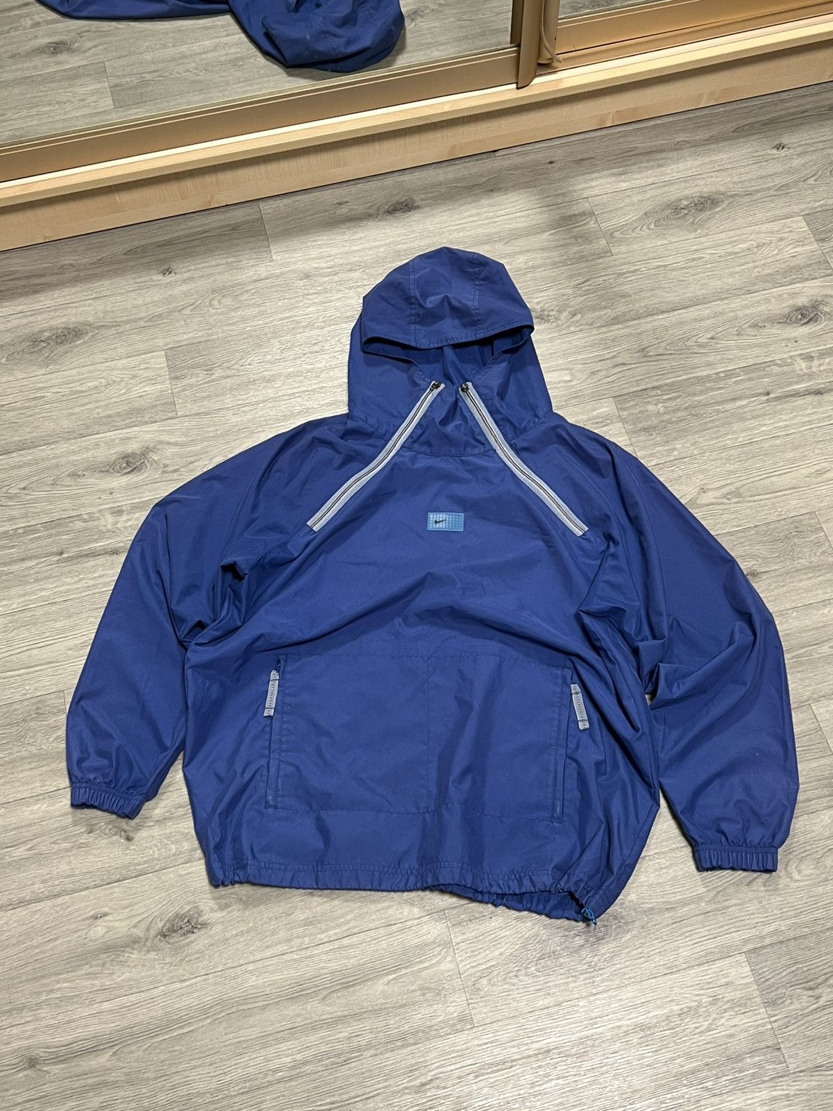 Vintage RARE Vintage Nike 90s Windbreaker Pullover size M Size US M / EU 48-50 / 2 - 1 Thumbnail
