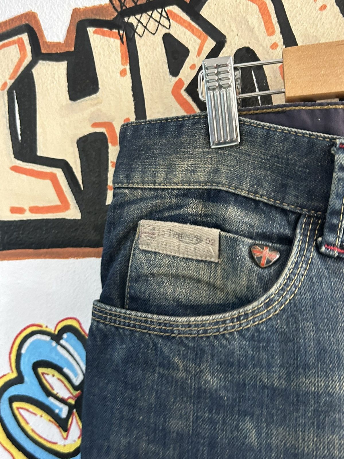 Vintage Triumph Motorcycles Jeans For Riding Size US 36 / EU 52 - 4 Thumbnail
