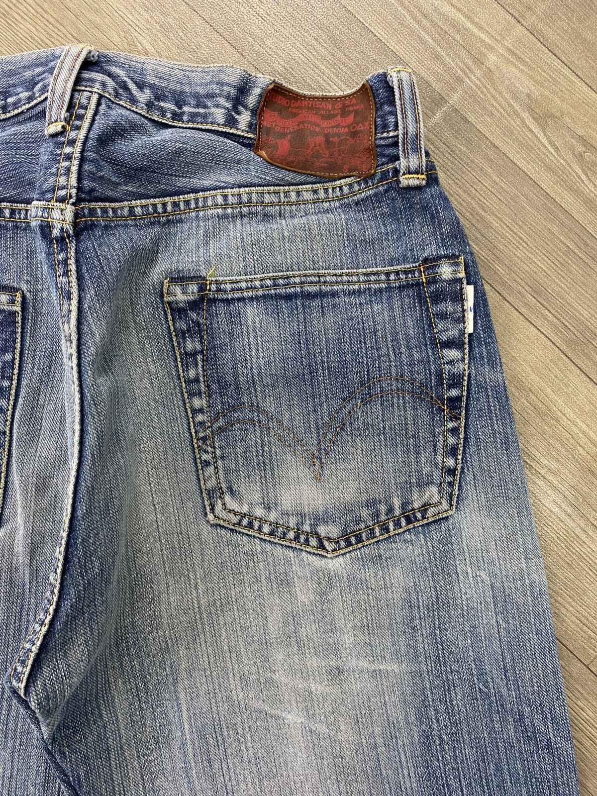 Studio D'Artisan Vintage Studio D’Artisan DP-283 Selvedge Denim Faded Jeans Size US 30 / EU 46 - 14 Thumbnail