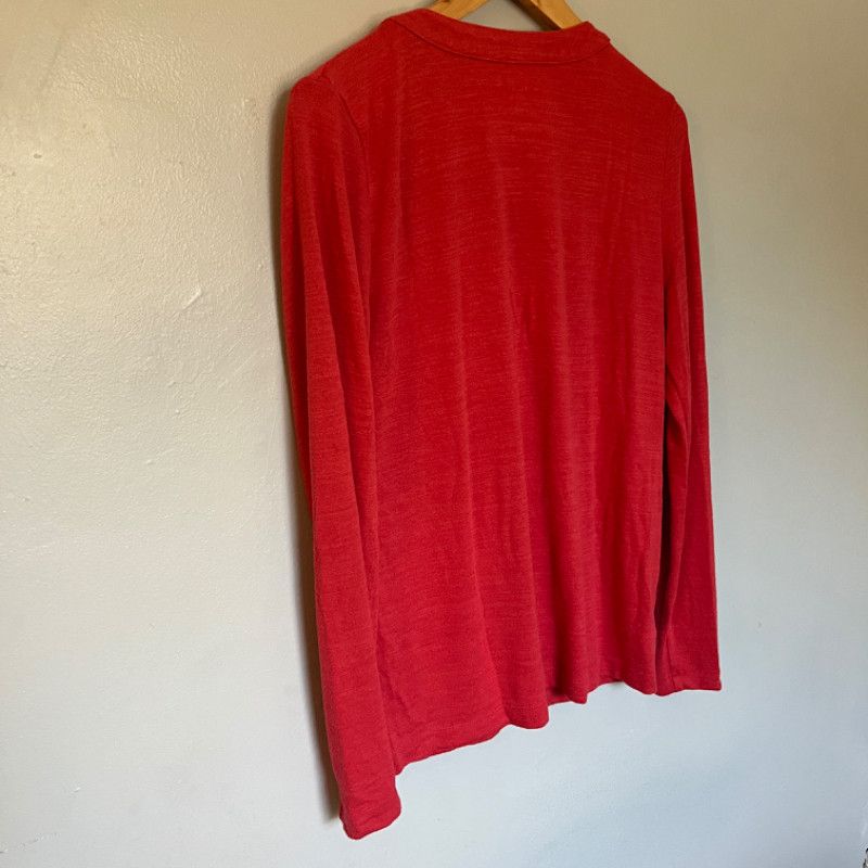 Loft LOFT Women's Long-Sleeve Top Size M Red Size M / US 6-8 / IT 42-44 - 4 Thumbnail