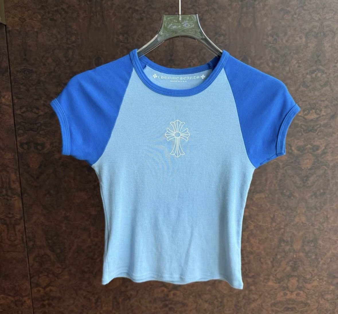 Chrome Hearts Chrome Hearts Chrome Hearts Blue Short Sleeve T-Shirt-2507 Size US M / EU 48-50 / 2 - 1 Thumbnail