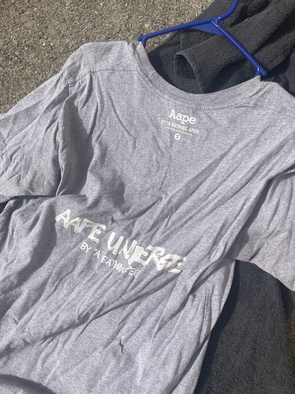 Aape × Bape Grey “Aape Shirt” By Bathing Ape Size US M / EU 48-50 / 2 - 6 Thumbnail