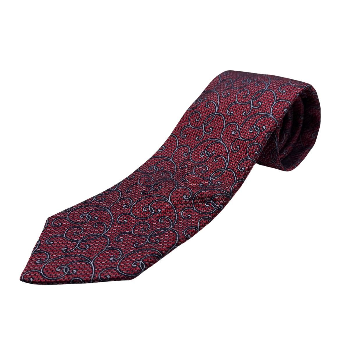 Nordstrom John W. Nordstrom Silk Tie, Red & Navy, Like New Size ONE SIZE - 1 Thumbnail