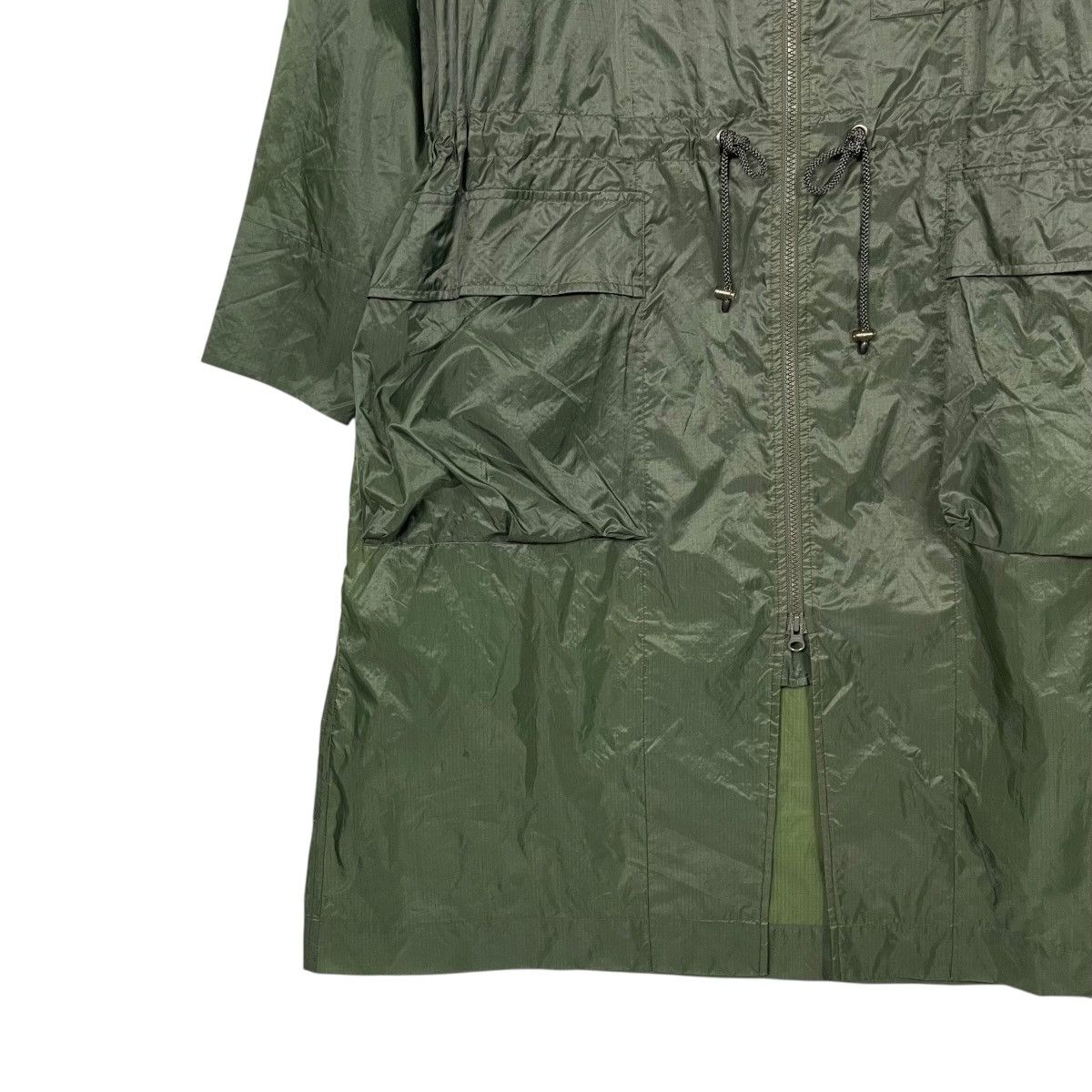 Issey Miyake Issey Miyake Windcoat Green Nylon Long Jacket Size US L / EU 52-54 / 3 - 4 Thumbnail