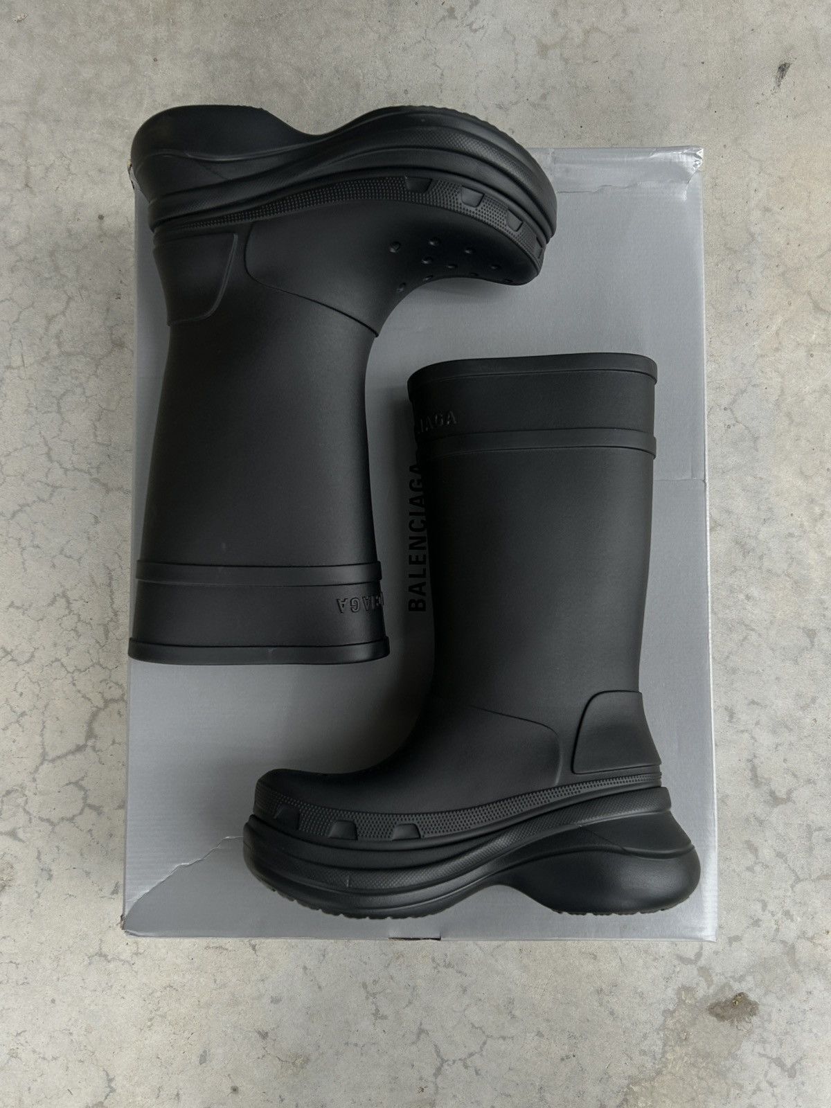Balenciaga Balenciaga x Croc Black Boots Size US 9 / EU 42 - 5 Thumbnail