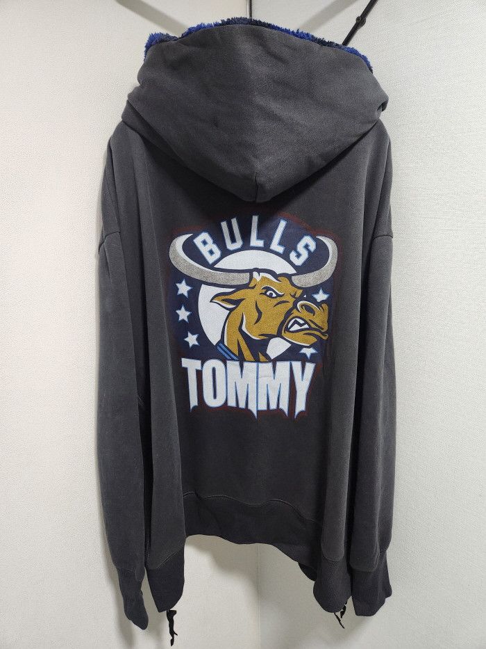 Tommy Hilfiger TOMMY HILFIGER COLLECTION Rock printed boyfriend hoodie Size S / US 4 / IT 40 - 7 Thumbnail