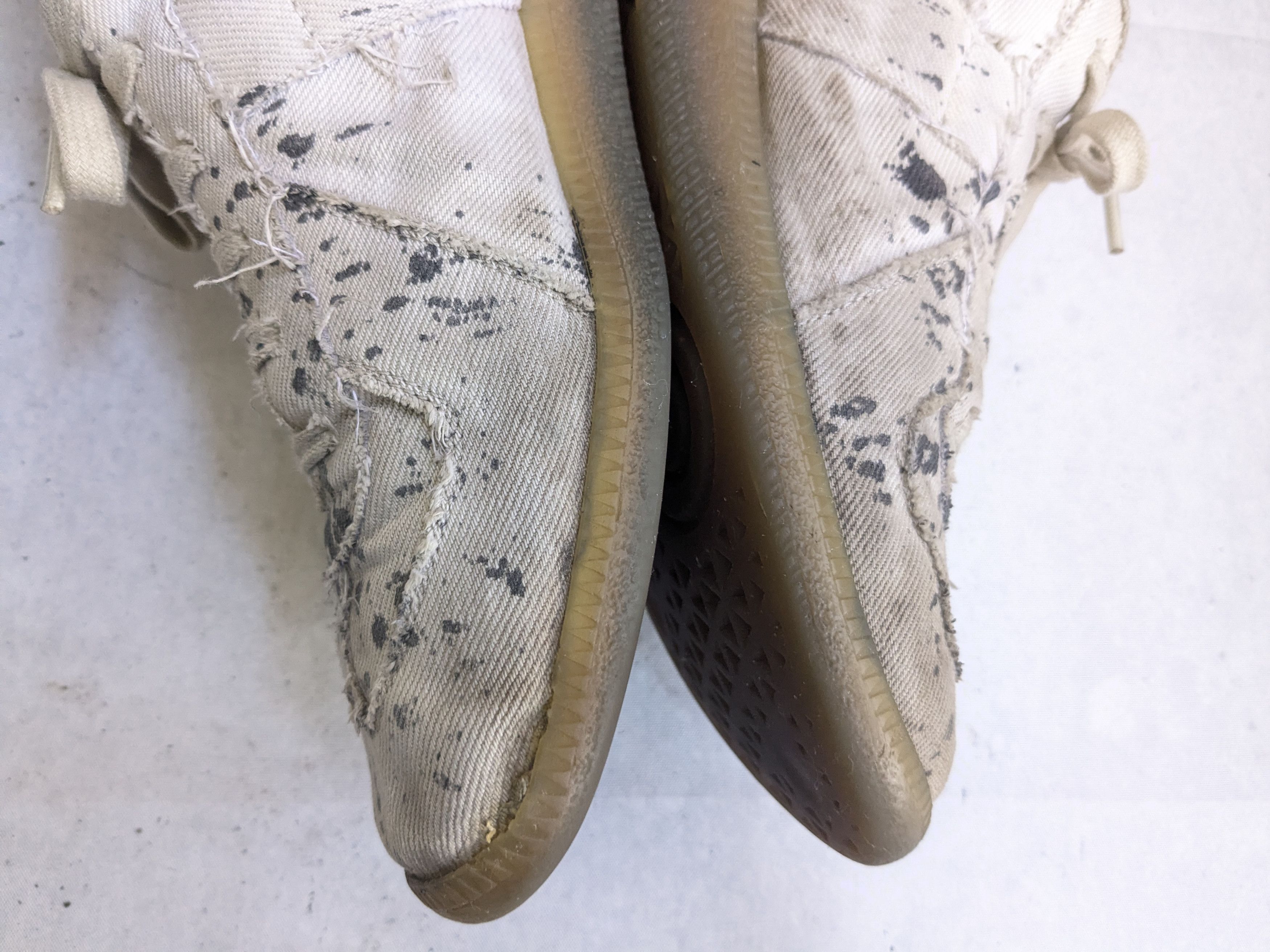 Maison Margiela Maison Margiela Gat Black Paint Splatter White Canvas 43 10 Size US 10 / EU 43 - 13 Thumbnail