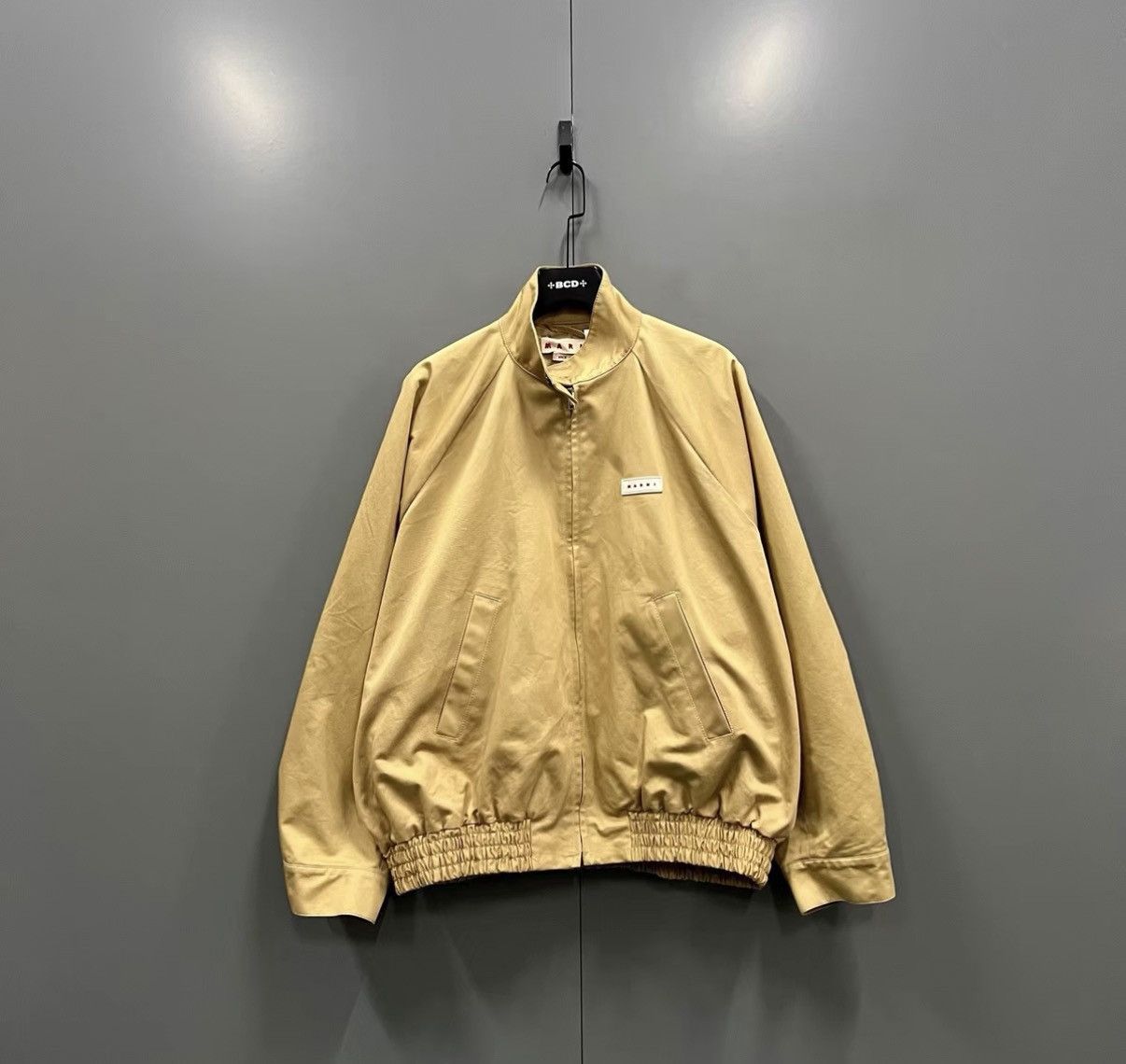 Marni MARNI Khaki Logo Embroidered Jacket J41 Size US M / EU 48-50 / 2 - 1 Thumbnail