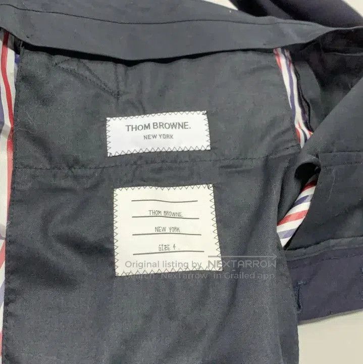 Thom Browne Thom Browne Blue Striped Loose Casual Pants. Size 30" / US 8 / IT 44 - 4 Thumbnail