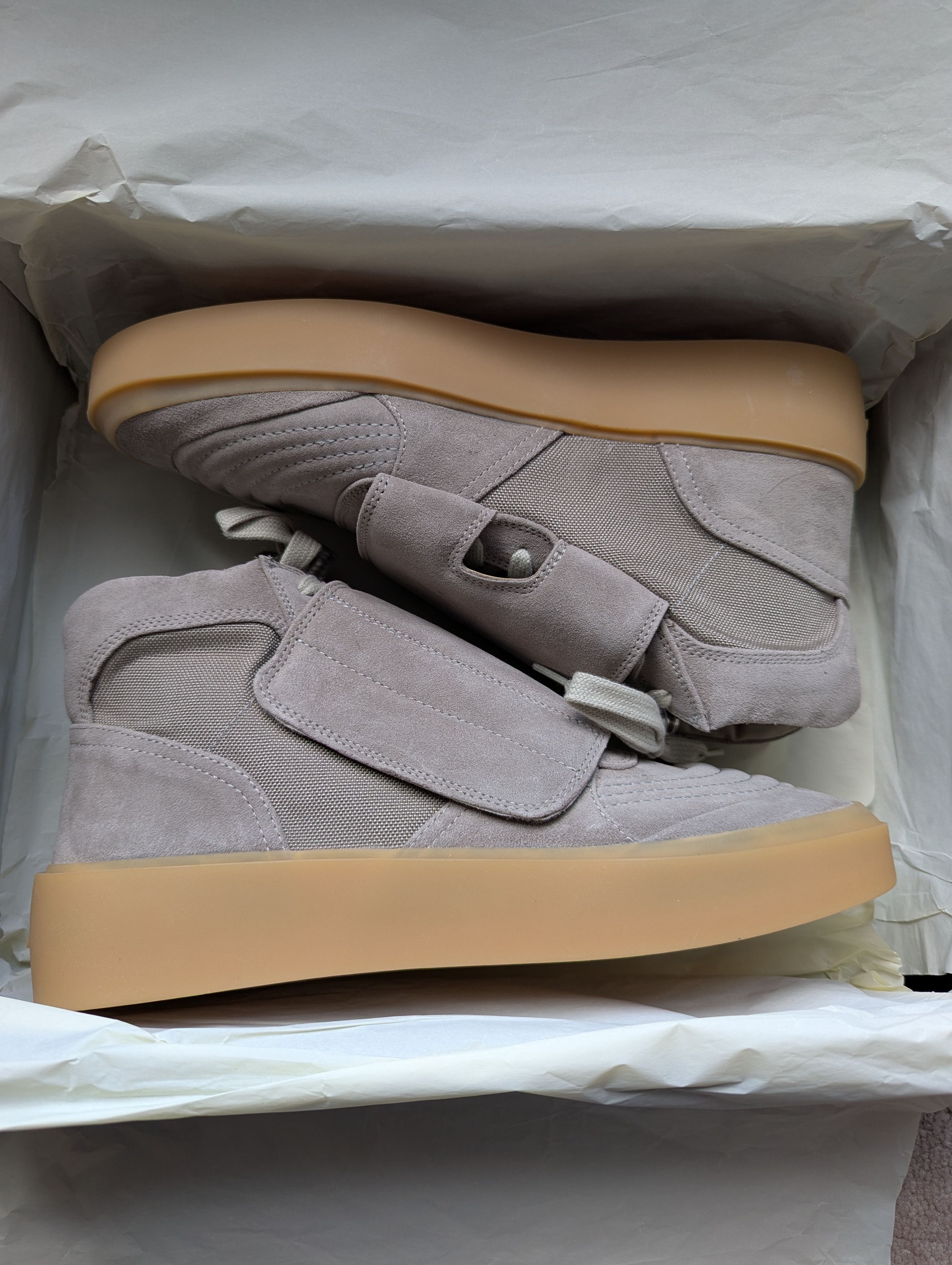 Fear of God Fear of God Suede Skate Mid ‘Interstellar Gum’ Size US 8 / EU 41 - 14 Thumbnail