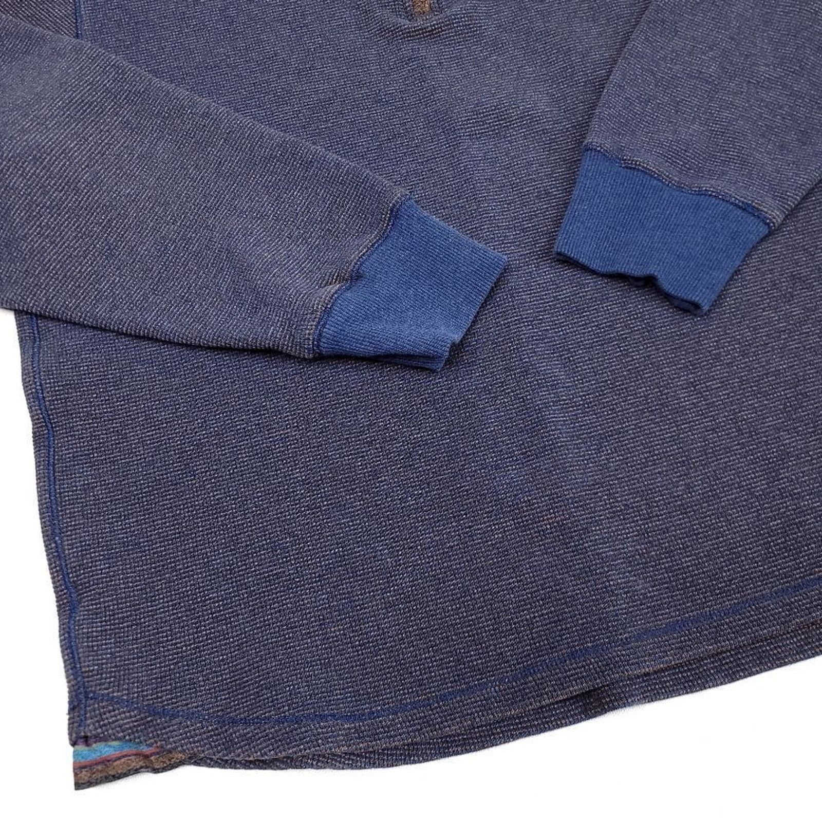 Robert Graham Robert Graham 1/4 Zip Long Sleeve Sweater Mens Large Cotton Size US L / EU 52-54 / 3 - 3 Thumbnail
