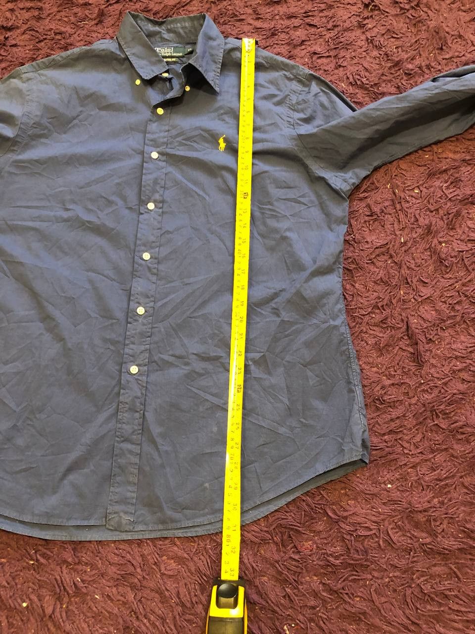 Polo Ralph Lauren Vintage Polo Ralph Lauren Custom Fit Button Up Shirt Size XL Size US XL / EU 56 / 4 - 9 Thumbnail