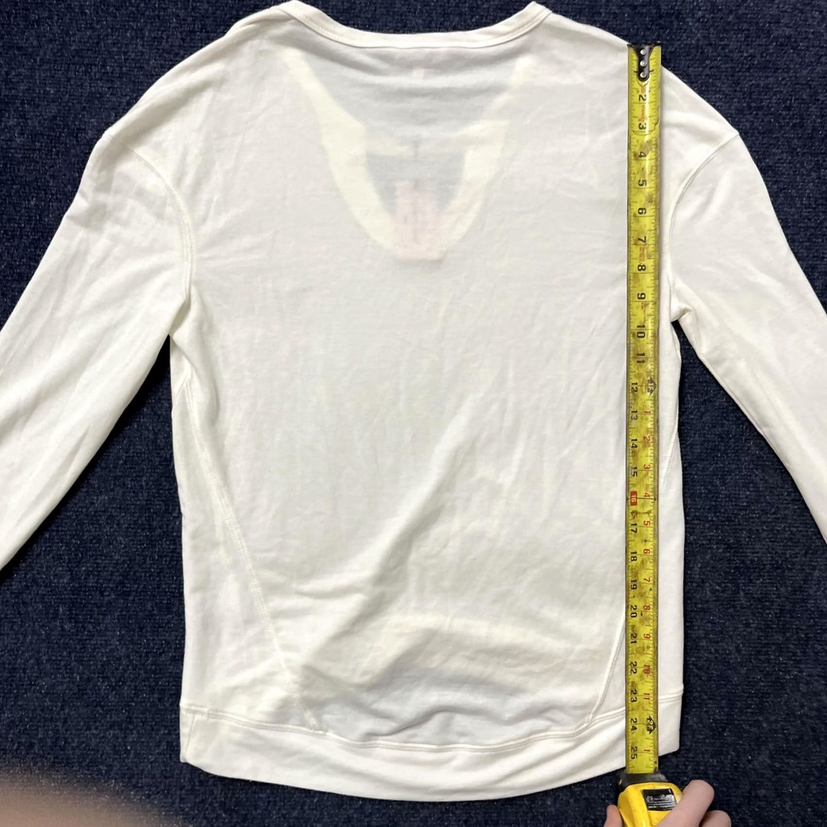 Juicy Couture Juicy Couture Shirt Womens Small White Crew Neck Raglan Long Sleeve Top Size S / US 4 / IT 40 - 7 Thumbnail