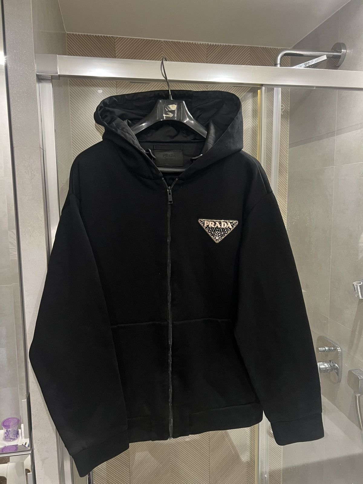 Prada Prada re-nylon zip hoodie Size US L / EU 52-54 / 3 - 1 Thumbnail