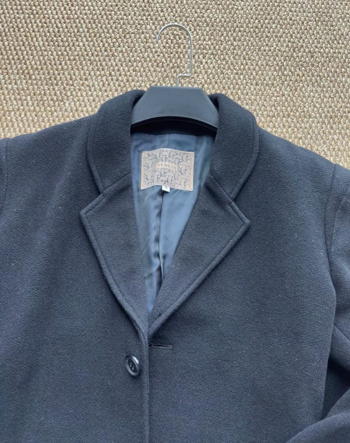 Christopher Nemeth Christopher Nemeth Black Wool Coat K23 Size US M / EU 48-50 / 2 - 4 Thumbnail