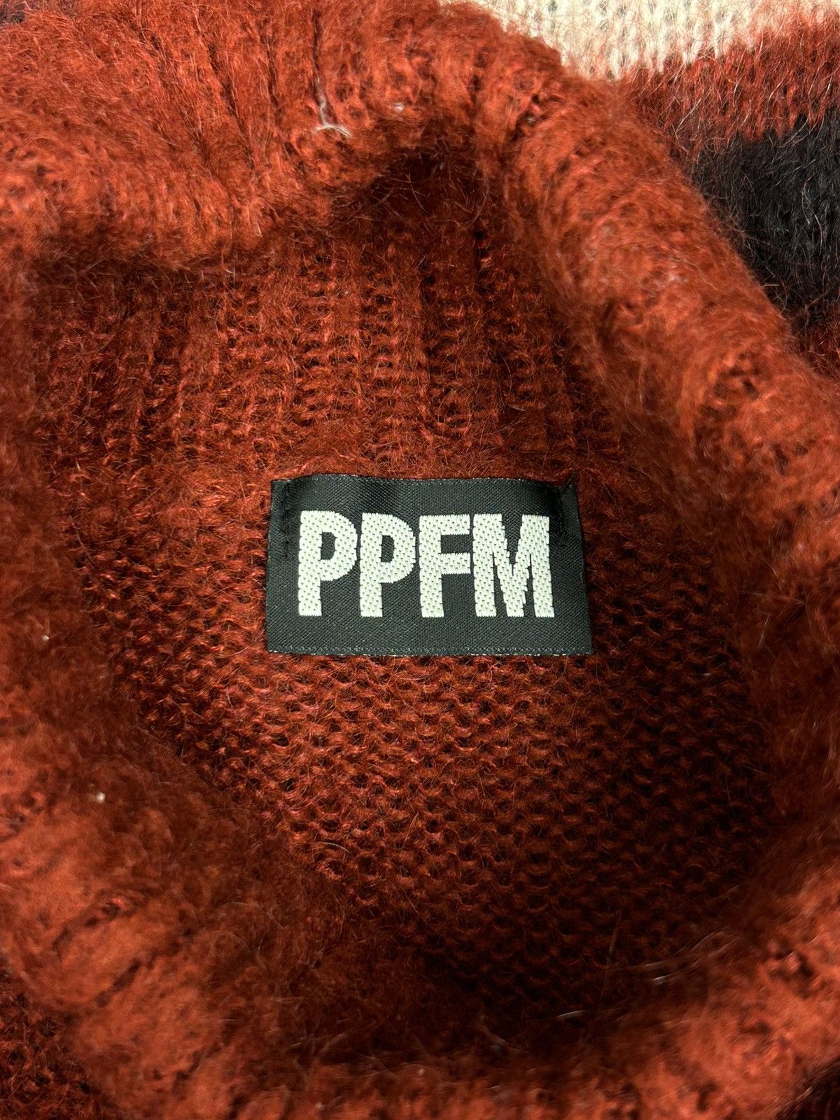 PPFM Mohair Fuzzy Striped Sweater Size US S / EU 44-46 / 1 - 5 Thumbnail