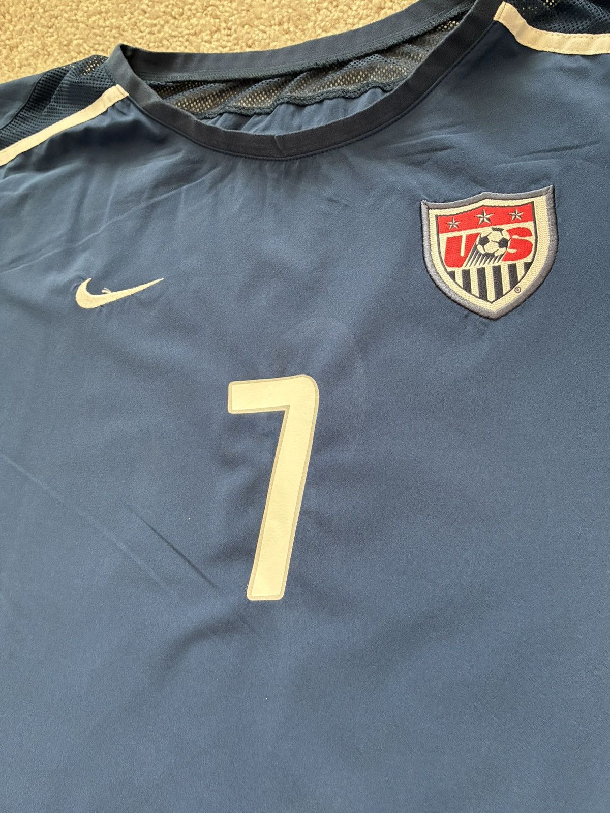 Nike 2002 United States Away Jersey Size US L / EU 52-54 / 3 - 3 Thumbnail
