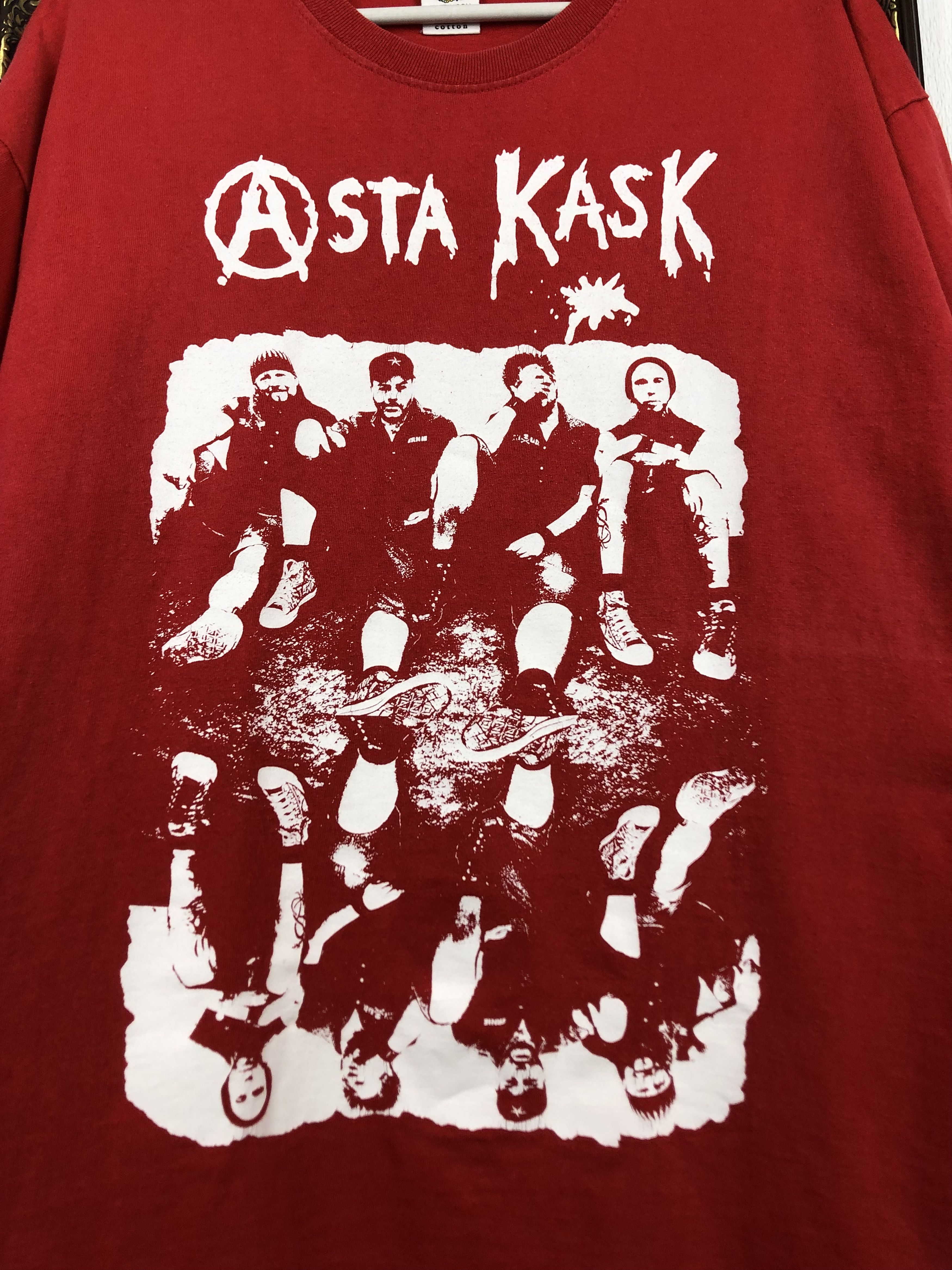 Band Tees Vintage Asta kask Swedish Punk Crust Shirt Band Tee Over Size US L / EU 52-54 / 3 - 3 Thumbnail