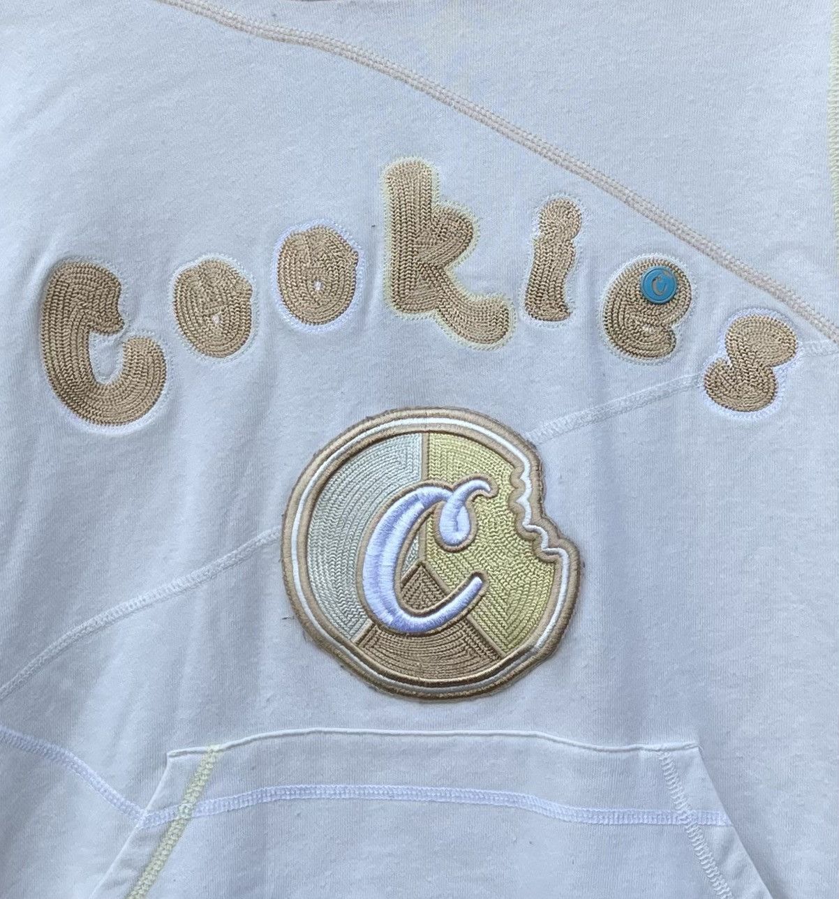Cookies Cookies Brand Embroidered Cream Colored Pullover Hoodie Size US M / EU 48-50 / 2 - 3 Thumbnail