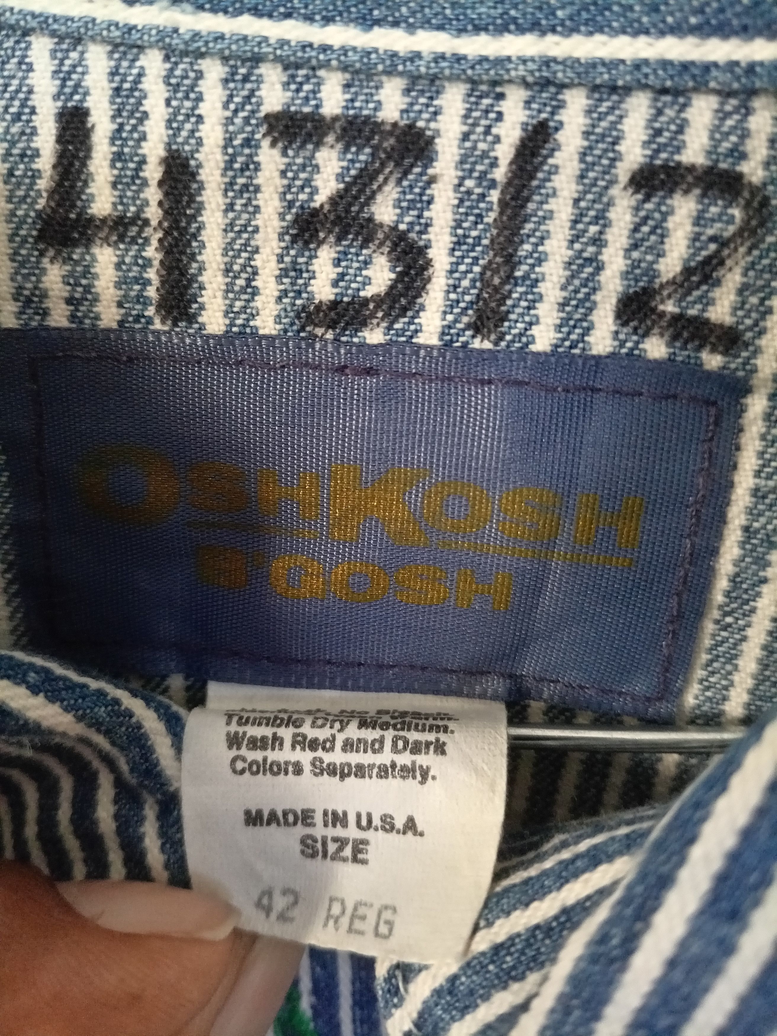 Oshkosh Vintage Oshkosh railroad chore jacket Size US XL / EU 56 / 4 - 4 Thumbnail